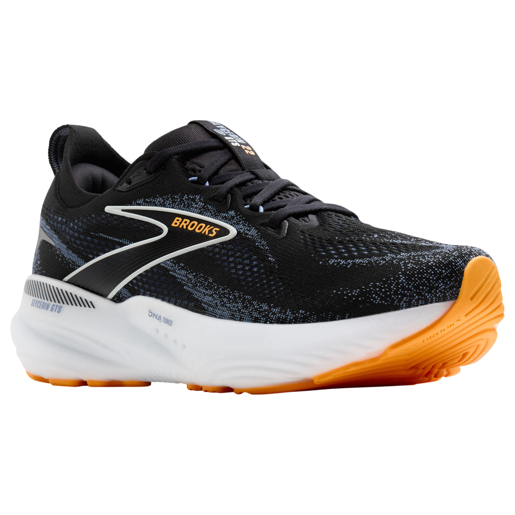 Brooks-Glycerin-GTS-22-Running-Shoe---Men-s-Black---Country-Blue---Orange-Pop