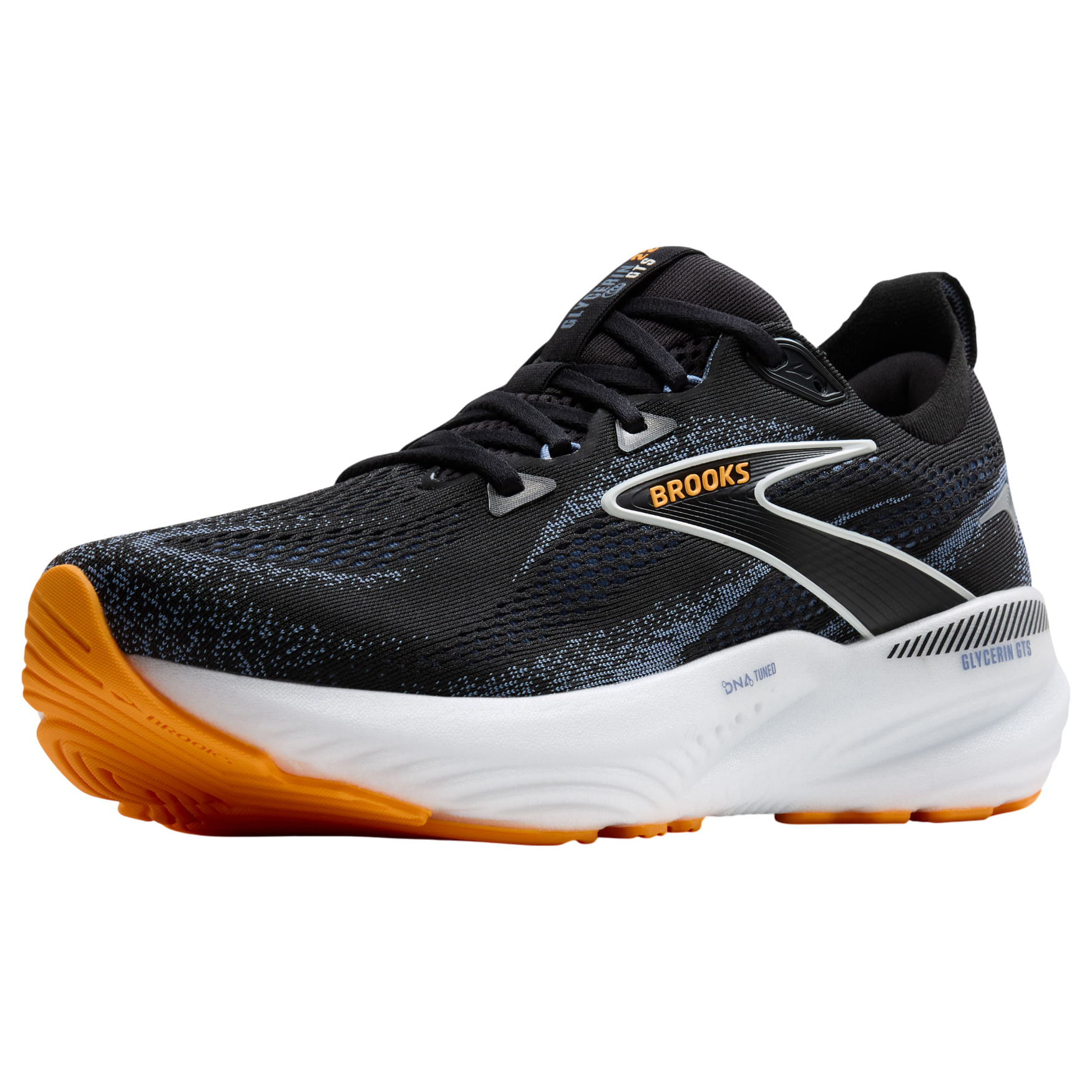 Brooks-Glycerin-GTS-22-Running-Shoe---Men-s-Black---Country-Blue---Orange-Pop