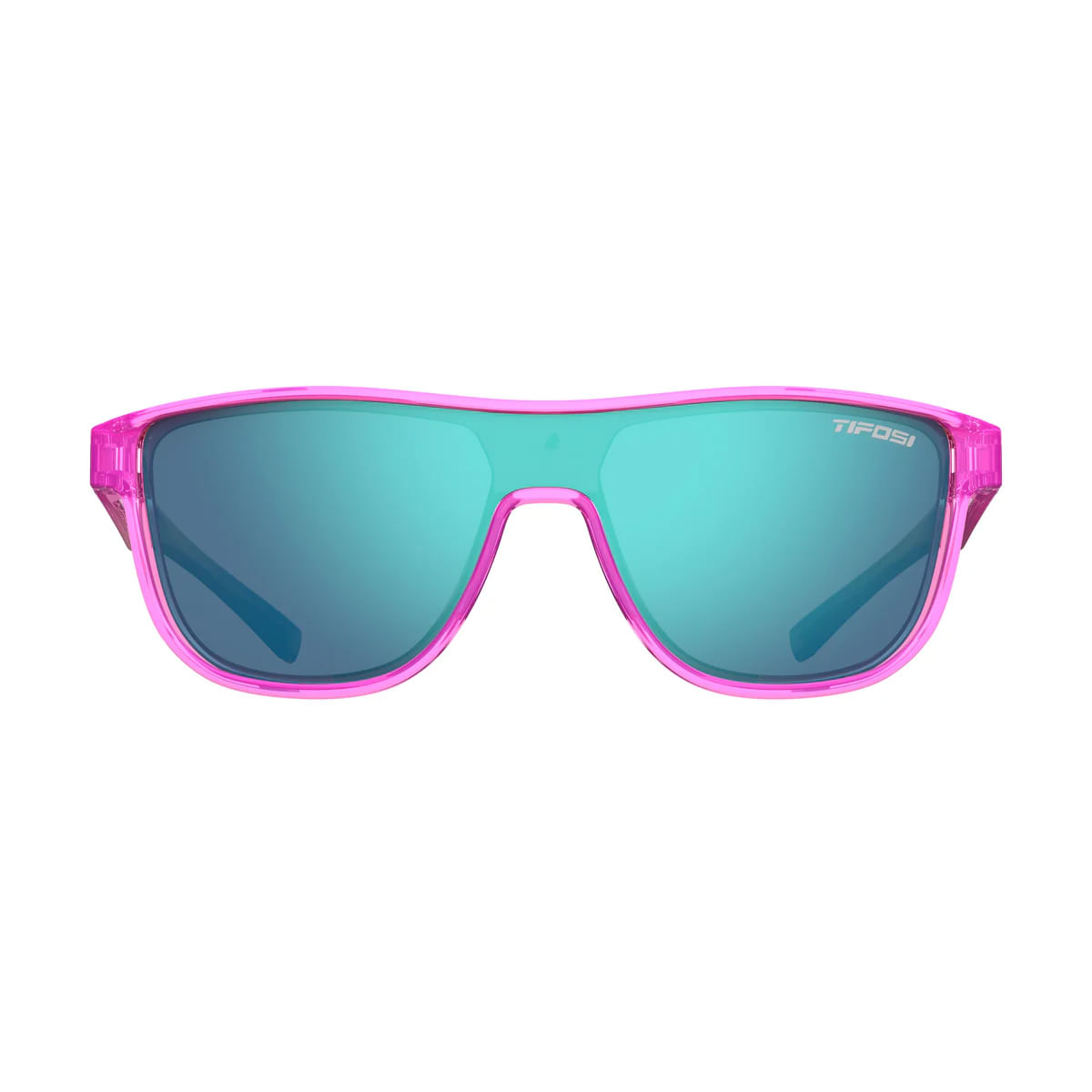 Tifosi Optics Sizzle Sunglasses - Avant Clear / Smoke Bright Blue Mirror Non Polarized