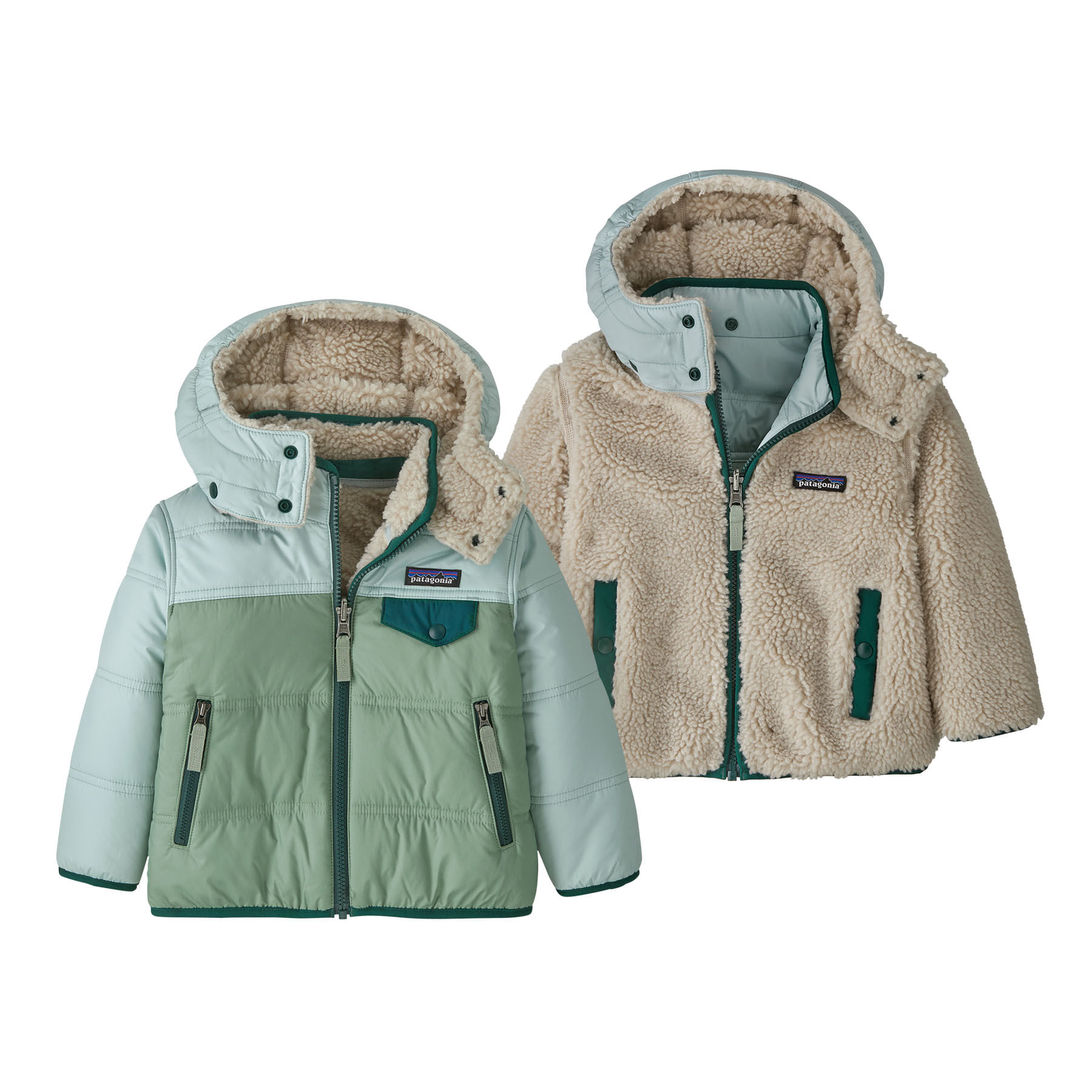 Patagonia-Reversible-Tribbles-Hoodie---Infant-Ellwood-Green