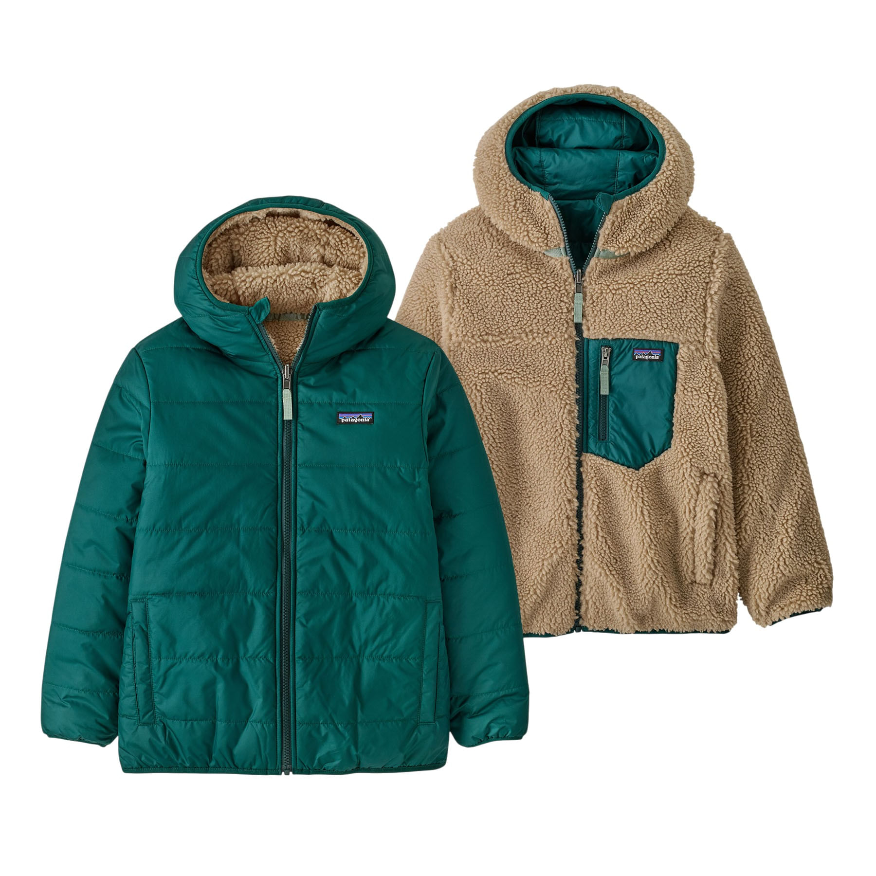 Patagonia Reversible Ready Freddy Hoodie - Youth - Als.com Patagonia Reversible Ready Freddy Hoodie - Youth - Als.com