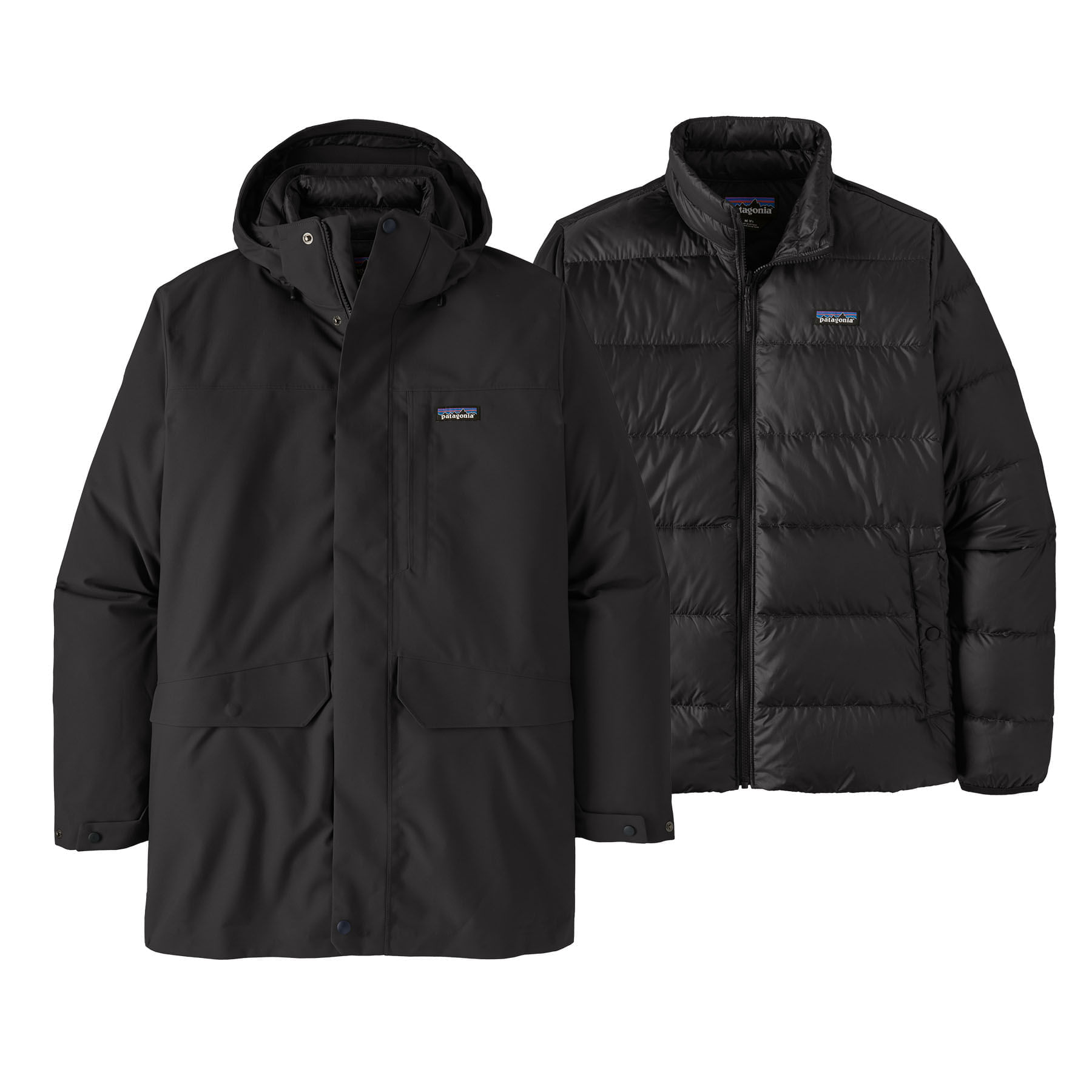 patagonia 黒 ダウンジャケット フード付き patagonia パタゴニア ダウンドリフトジャケット メンズ｜SUNDAY