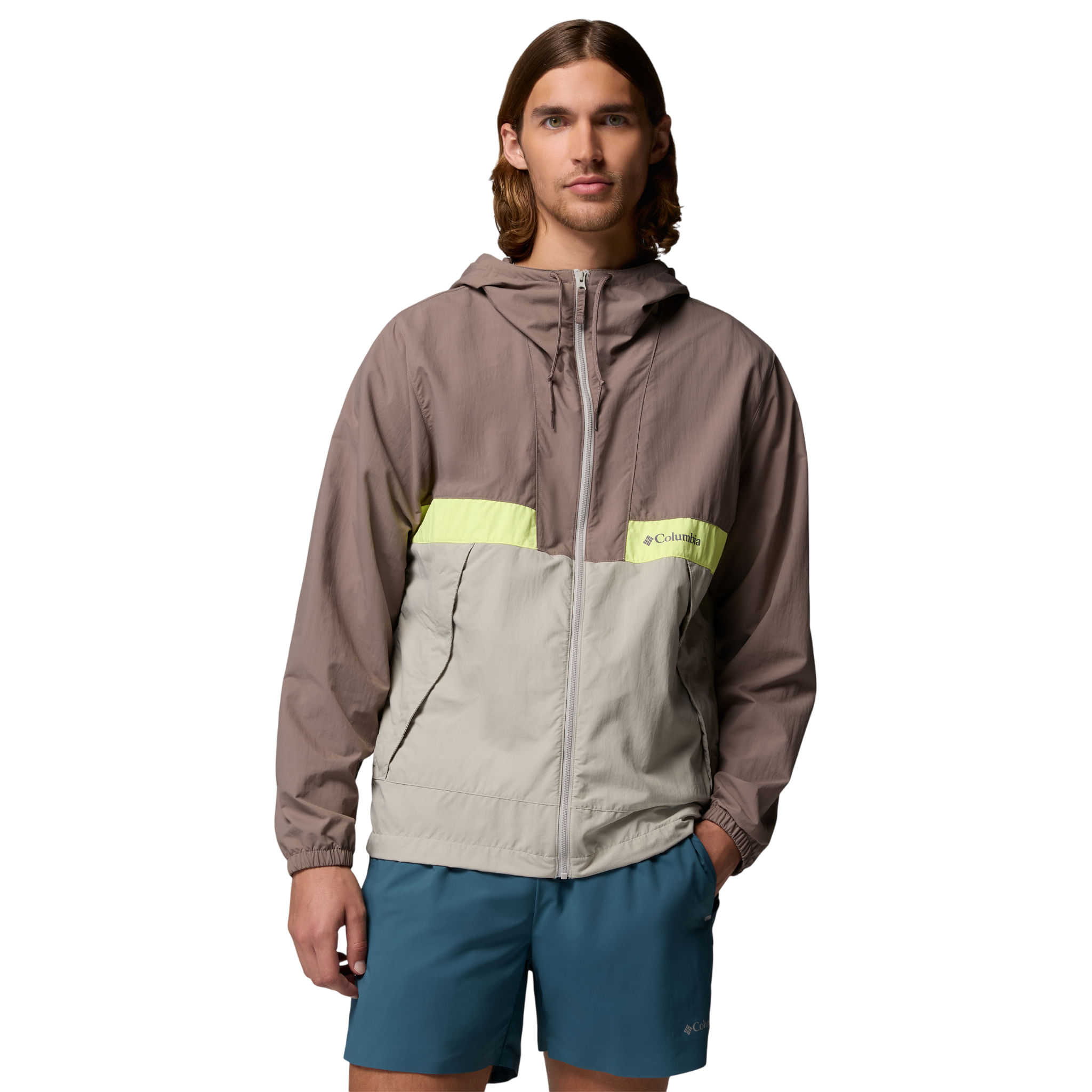 Columbia Spire Valley Hooded Windbreaker - Men's - Als.com