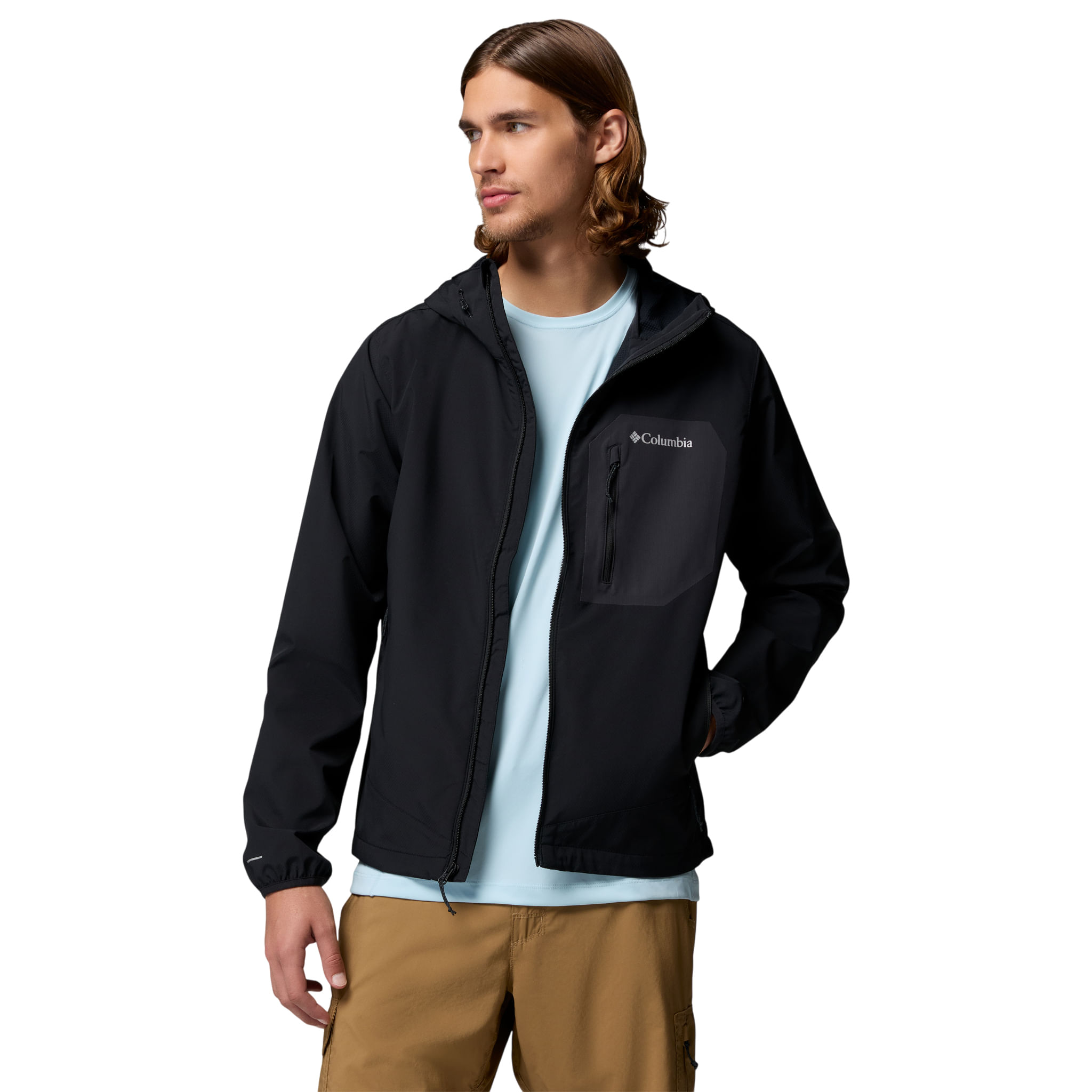 Columbia-Tall-Heights-III-Hooded-Softshell-Jacket---Men-s-Black
