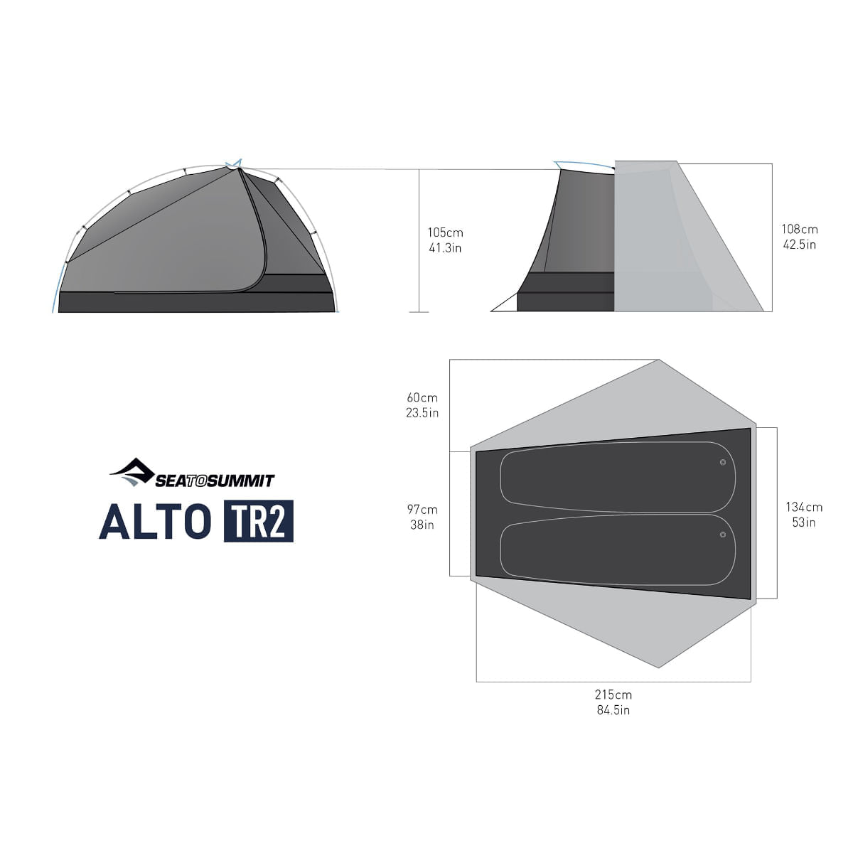 Sea to Summit Alto Ultralight 2 Person Tent - Als.com