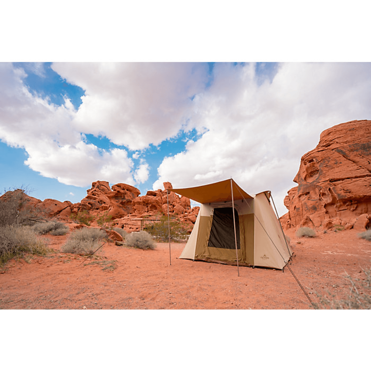 TETON Sports Mesa 4-Person Tent - Brown / Tan