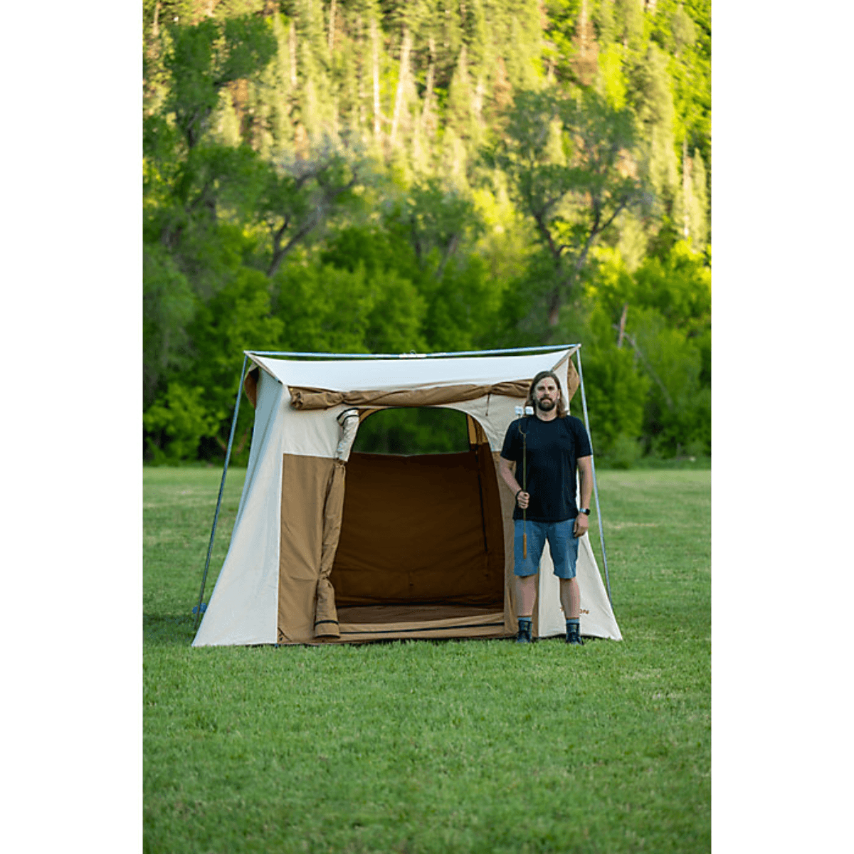 TETON Sports Mesa 4-Person Tent - Brown / Tan
