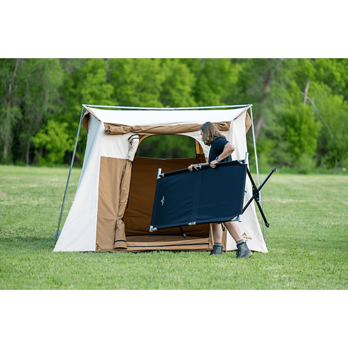 TETON Sports Mesa 4-Person Tent - Brown / Tan