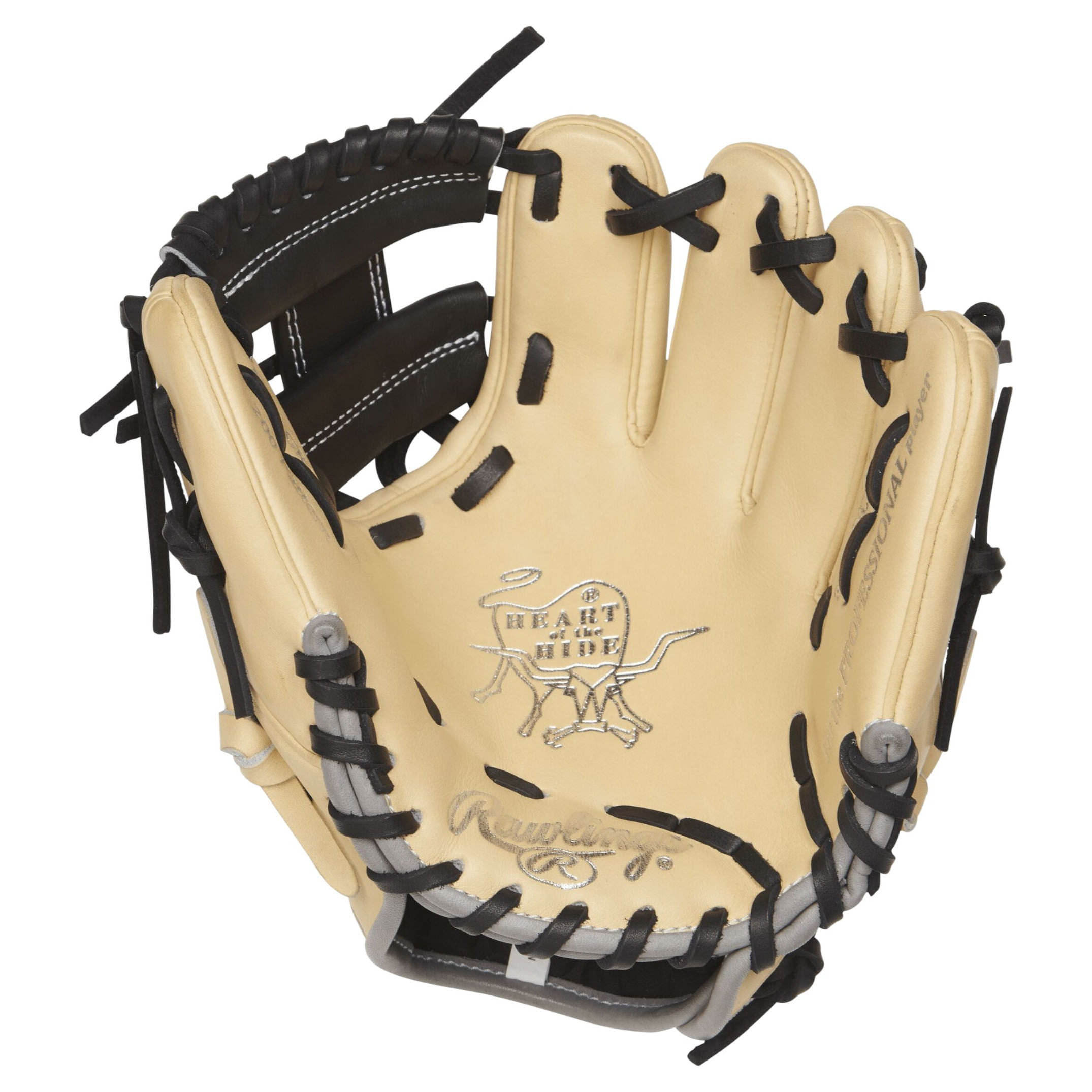 Rawlings Infield Heart of The Hide 9.5" Training Baseball Glove - 2026 - Camel / Black 9.5"