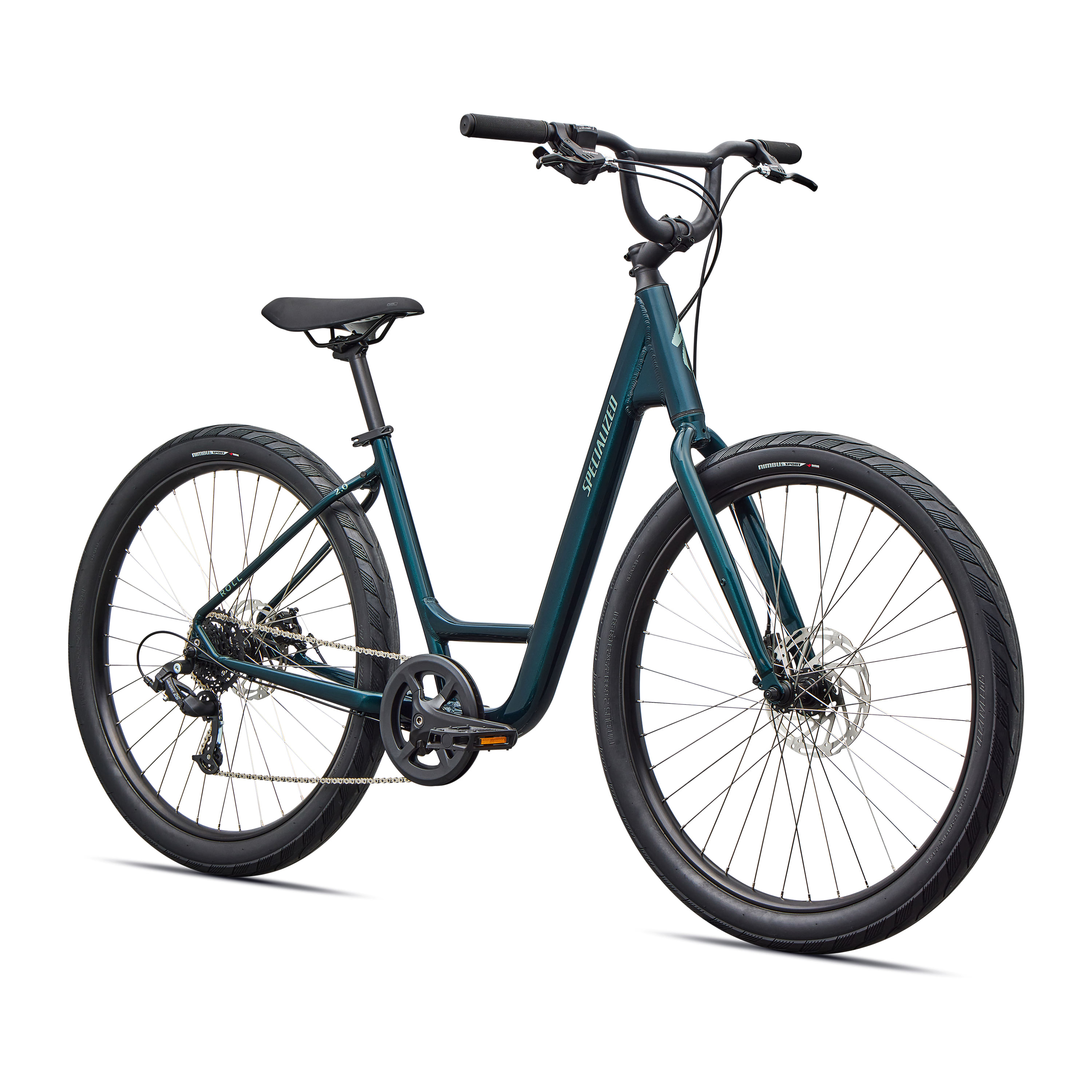Specialized-Roll-2.0-Low-Entry-Bike---2026-Gloss-Emerald-Metalic---Fjord-Metallic