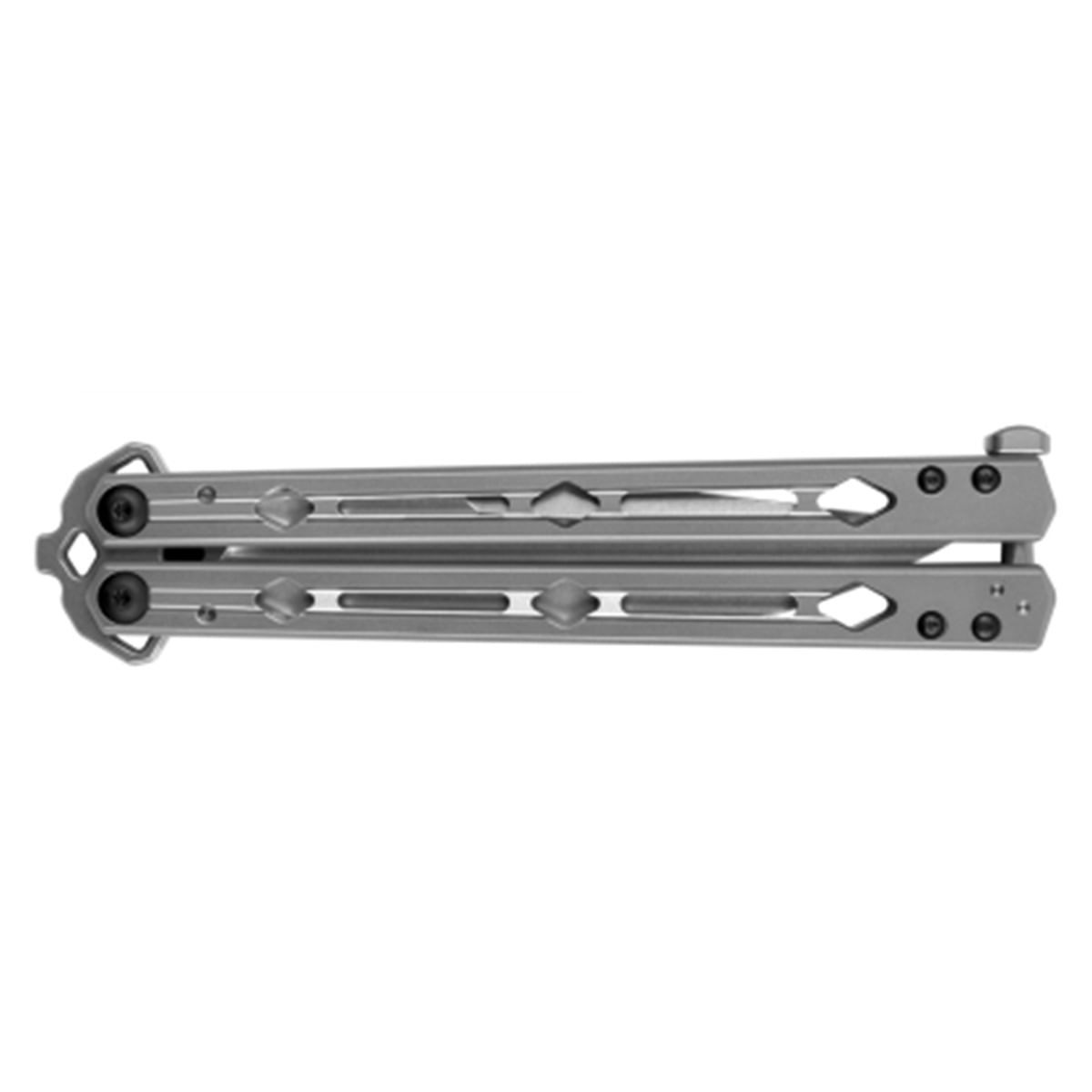 Kershaw Lucha Butterfly Knife - Silver 4.6"