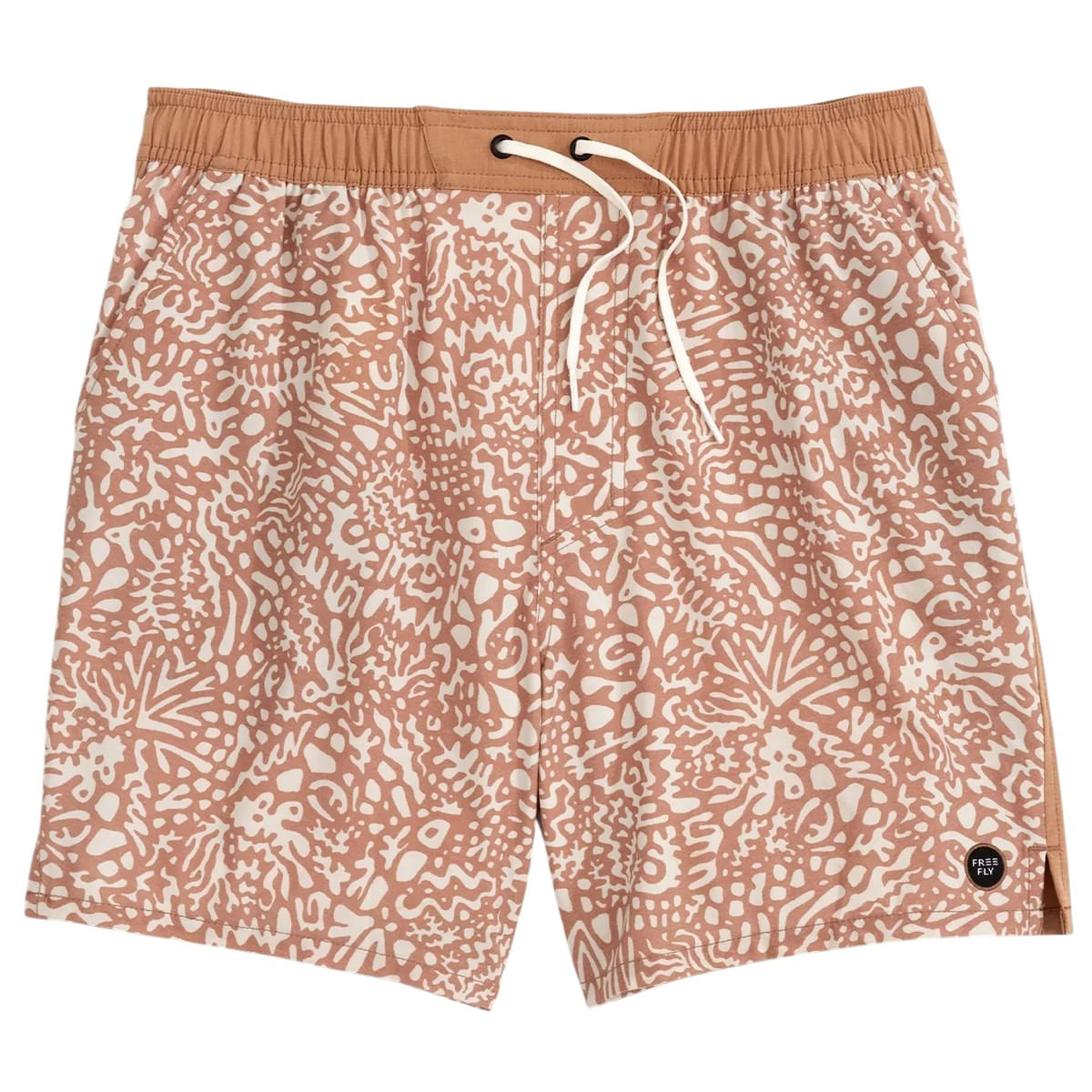 Free-Fly-Palmera-Elastic-Boardshort---Men-s-Drifter-Print---Canyon-Clay