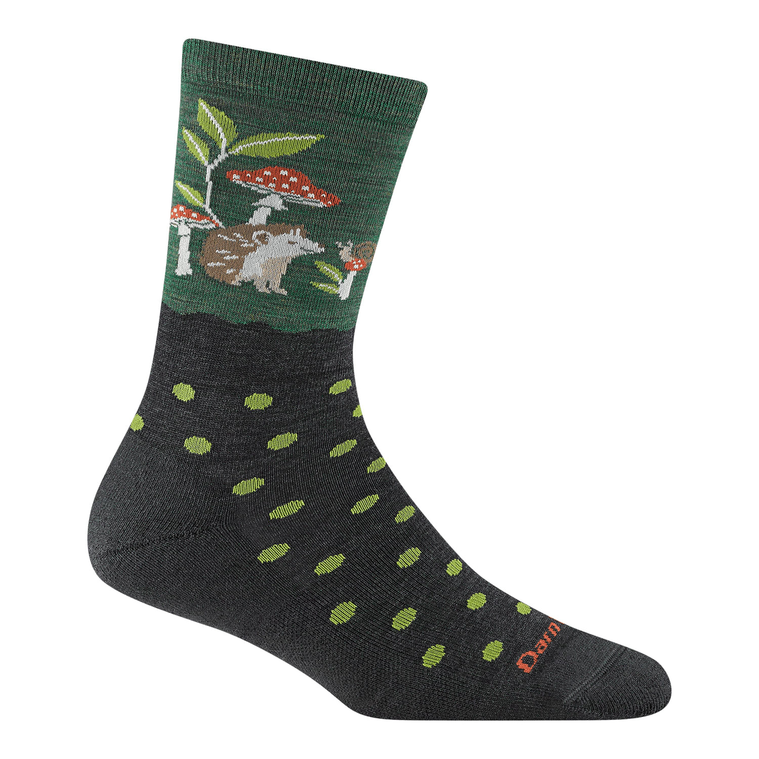 Darn-Tough-Wild-Life-Crew-Lightweight-Lifestyle-Sock---Women-s-Hedgehog-Moss