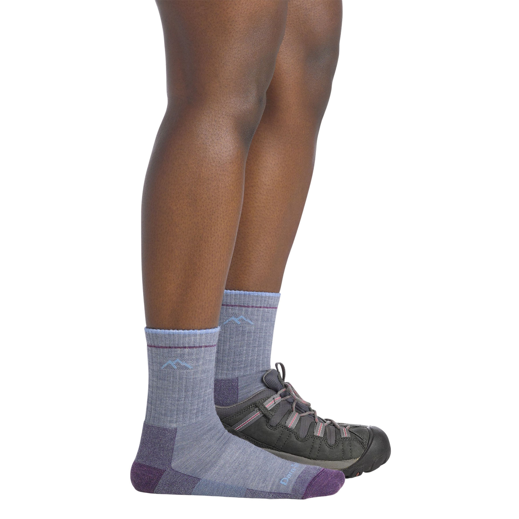 Darn Tough Hiker Micro Crew Midweight Hiking Sock - Women's - Slate M