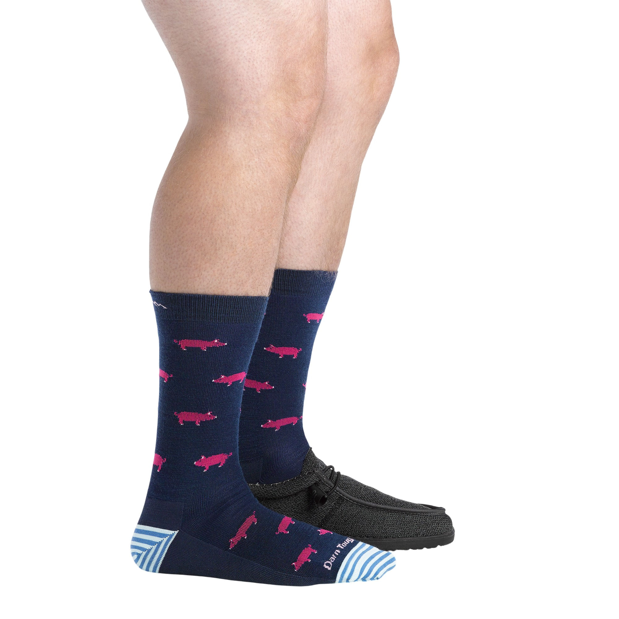 Darn Tough Truffle Hog Lightweight Crew Sock - Midnight L – image 4 of 5