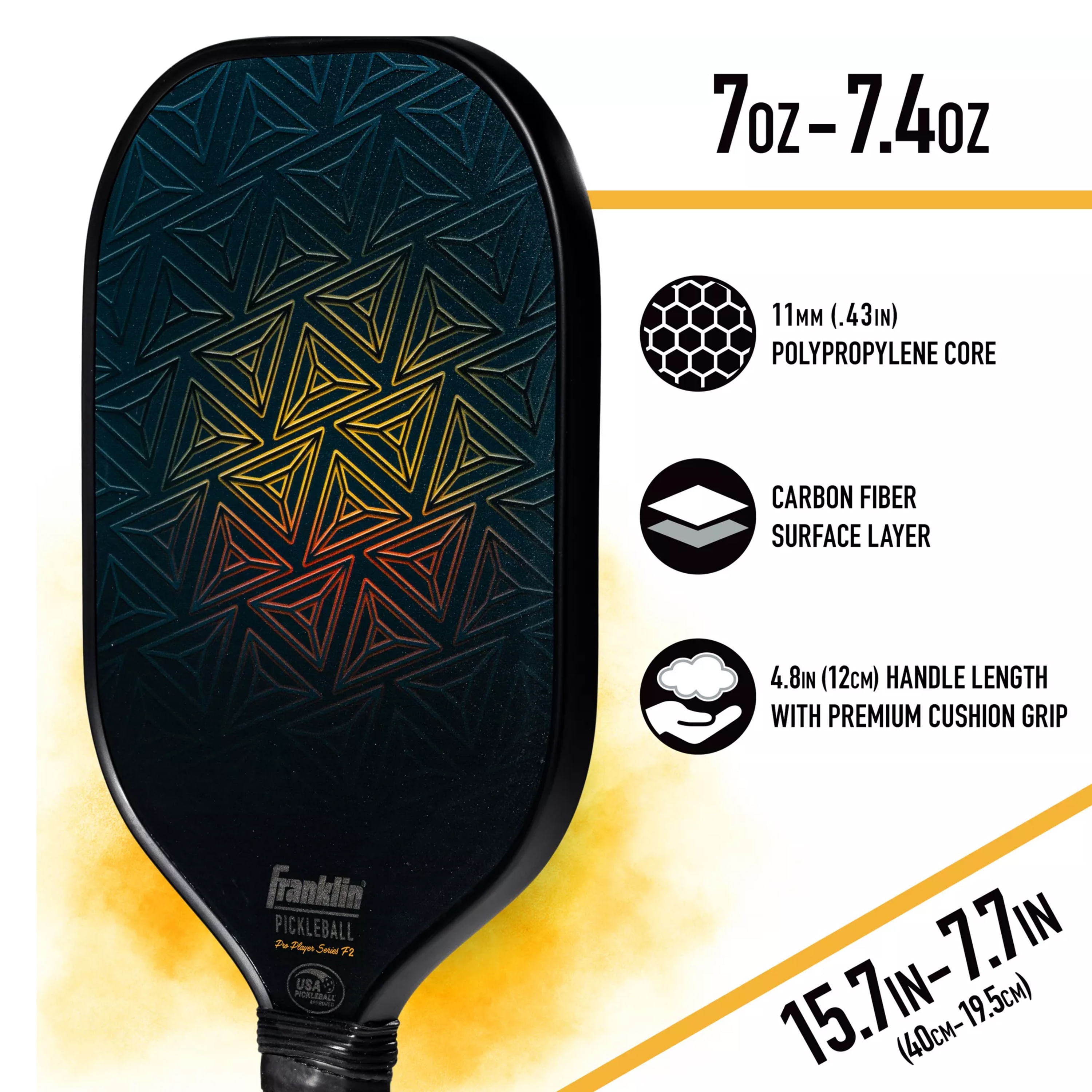 Franklin-Sports-Pro-Player-Series-Carbon-Pickleball-Paddle-Black