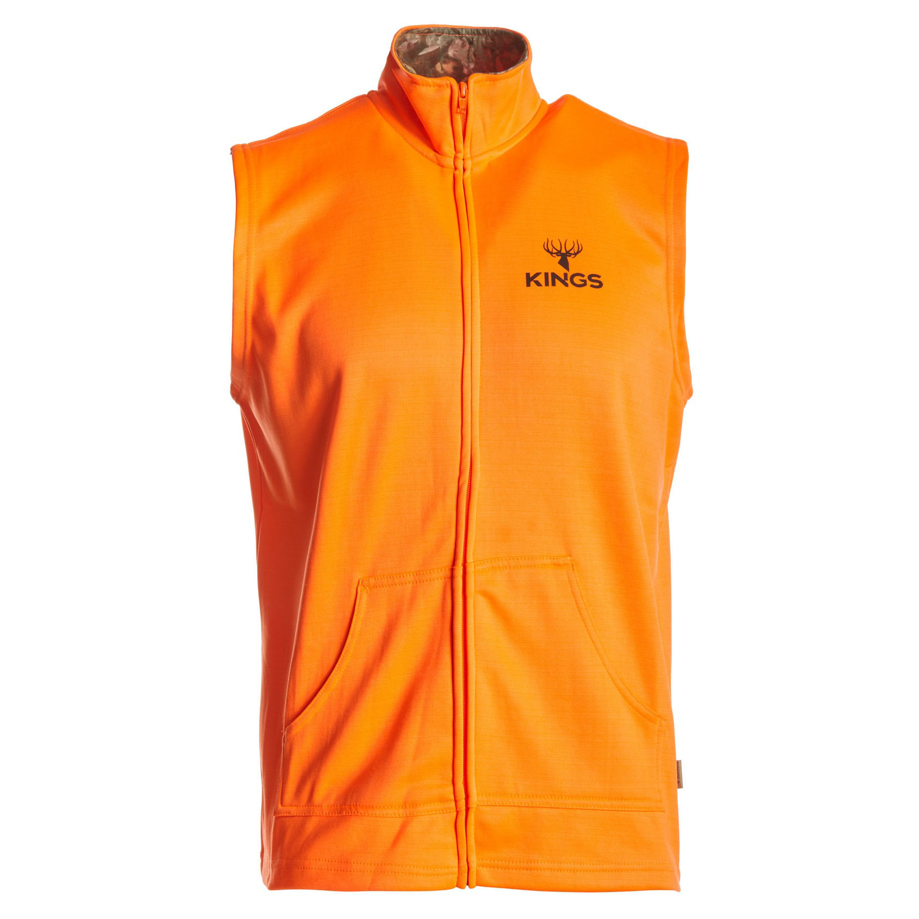 King-s-Camo-Hunter-Full-Zip-Fleece-Vest-Blaze