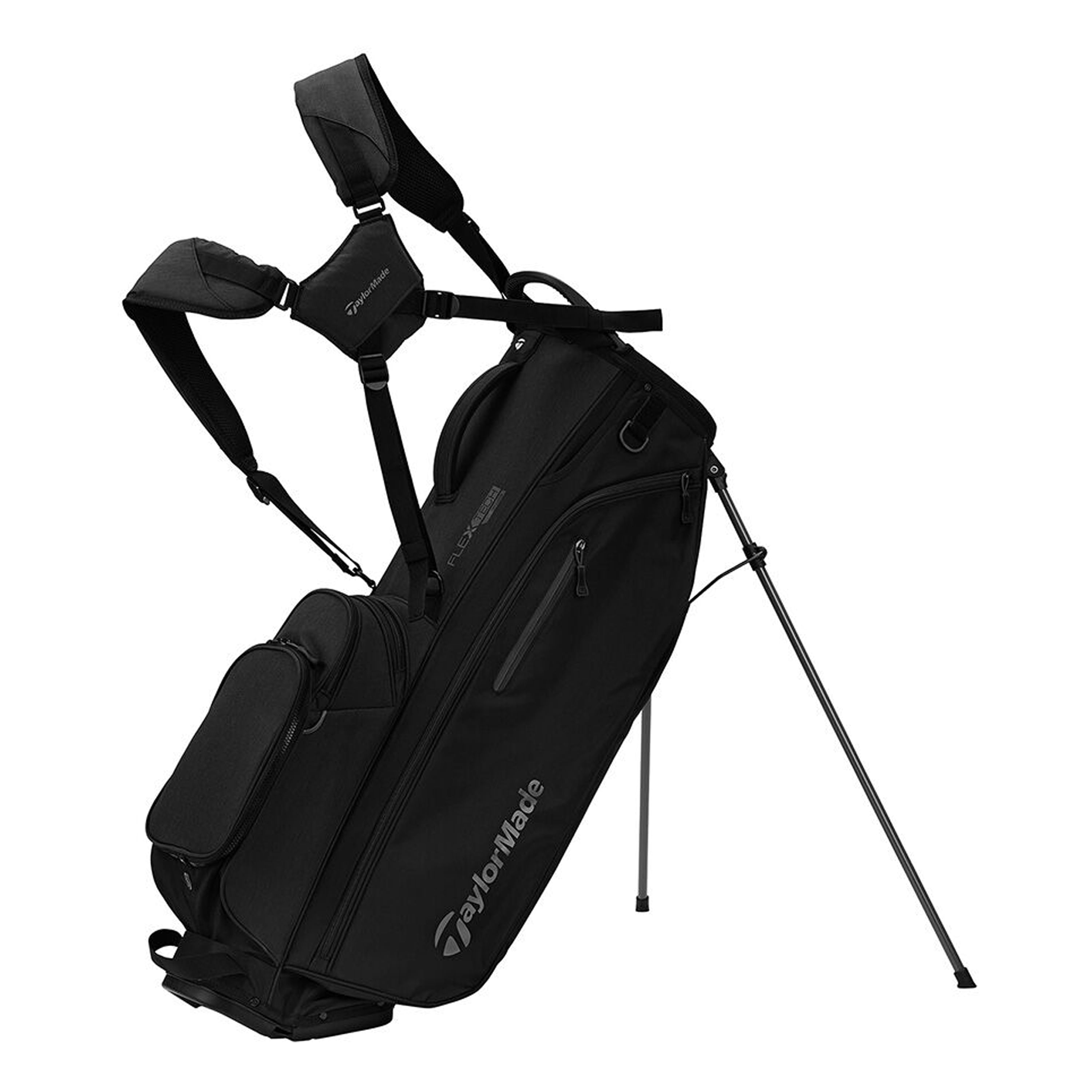 TaylorMade-Golf-Flextech-Crossover-Stand-Bag-Black