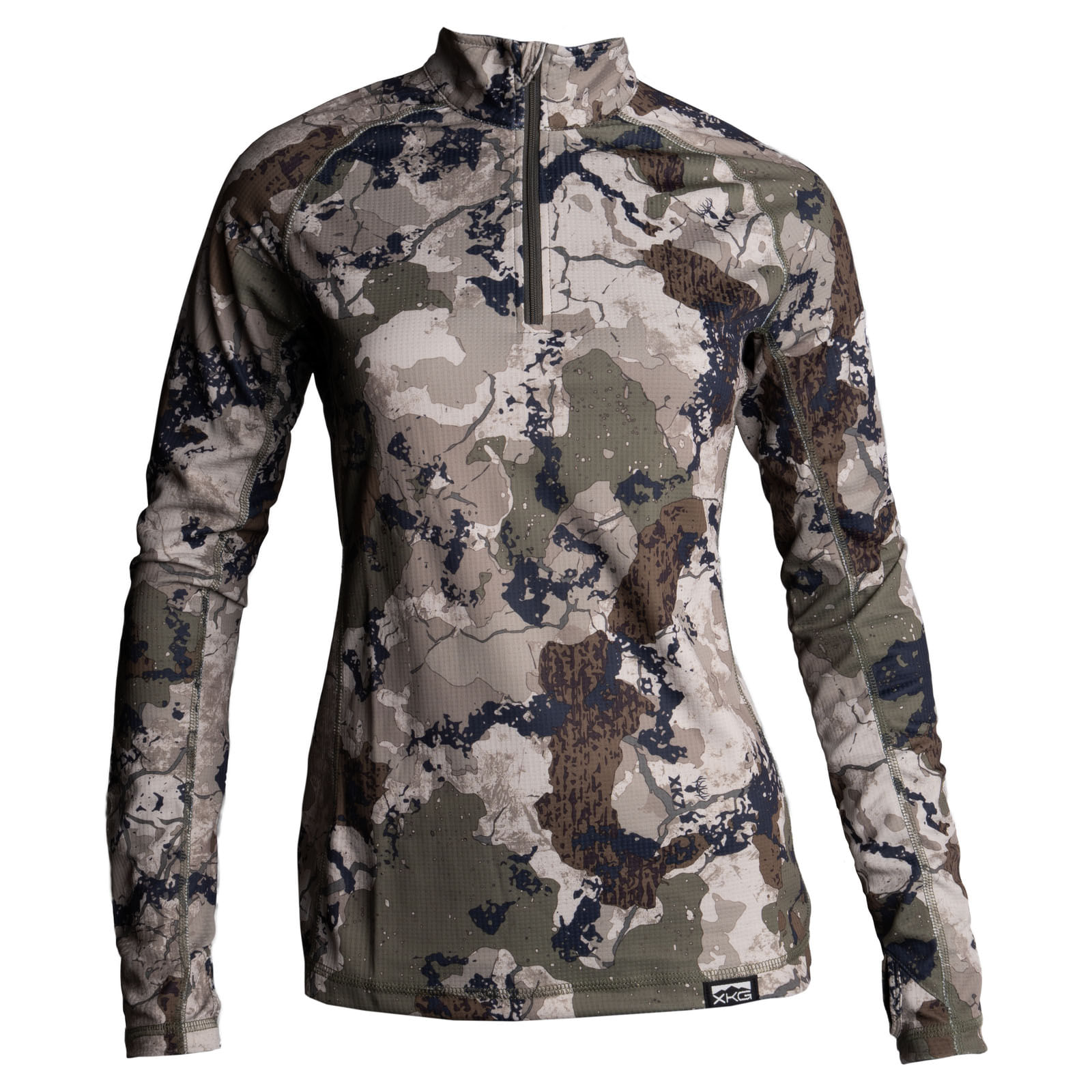 King-s-Camo-XKG-Elevation-1-4-Zip-T-Shirt---Women-s-XK7