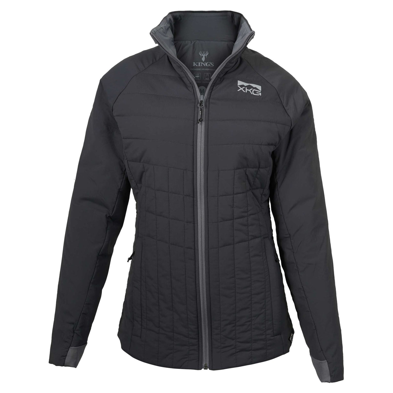 King-s-Camo-XKG-Transition-Flex-Insulated-Hunting-Jacket---Women-s-Black