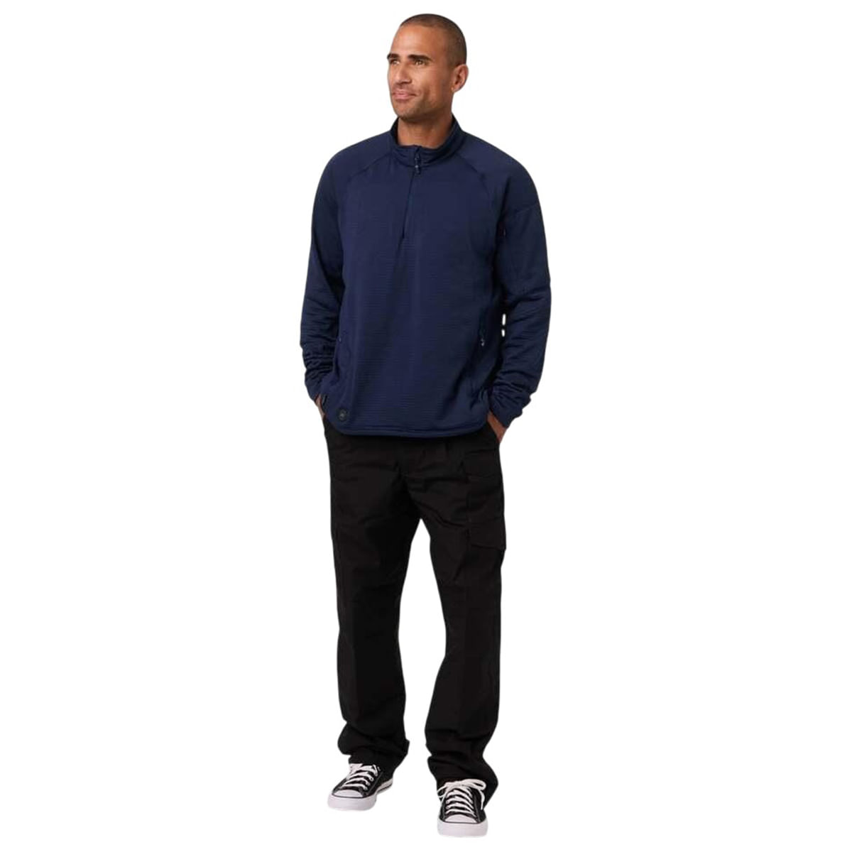 Mobile-Warming-Element-Mid-Layer-Quarter-Zip-Long-Sleeve-Heated-Shirt---Men-s-Blue