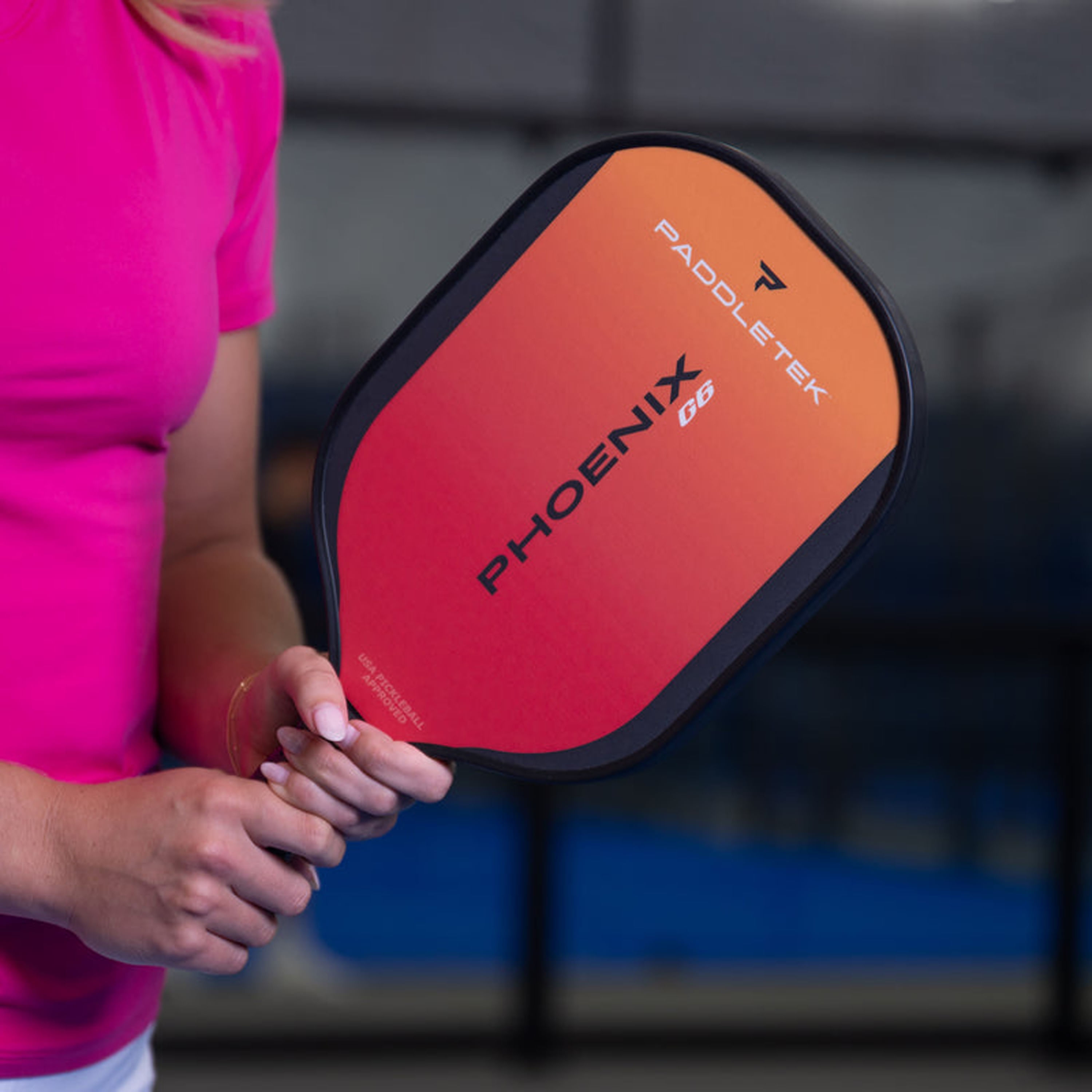 Paddletek-Pickleball-Phoenix-G6-Paddle-Red