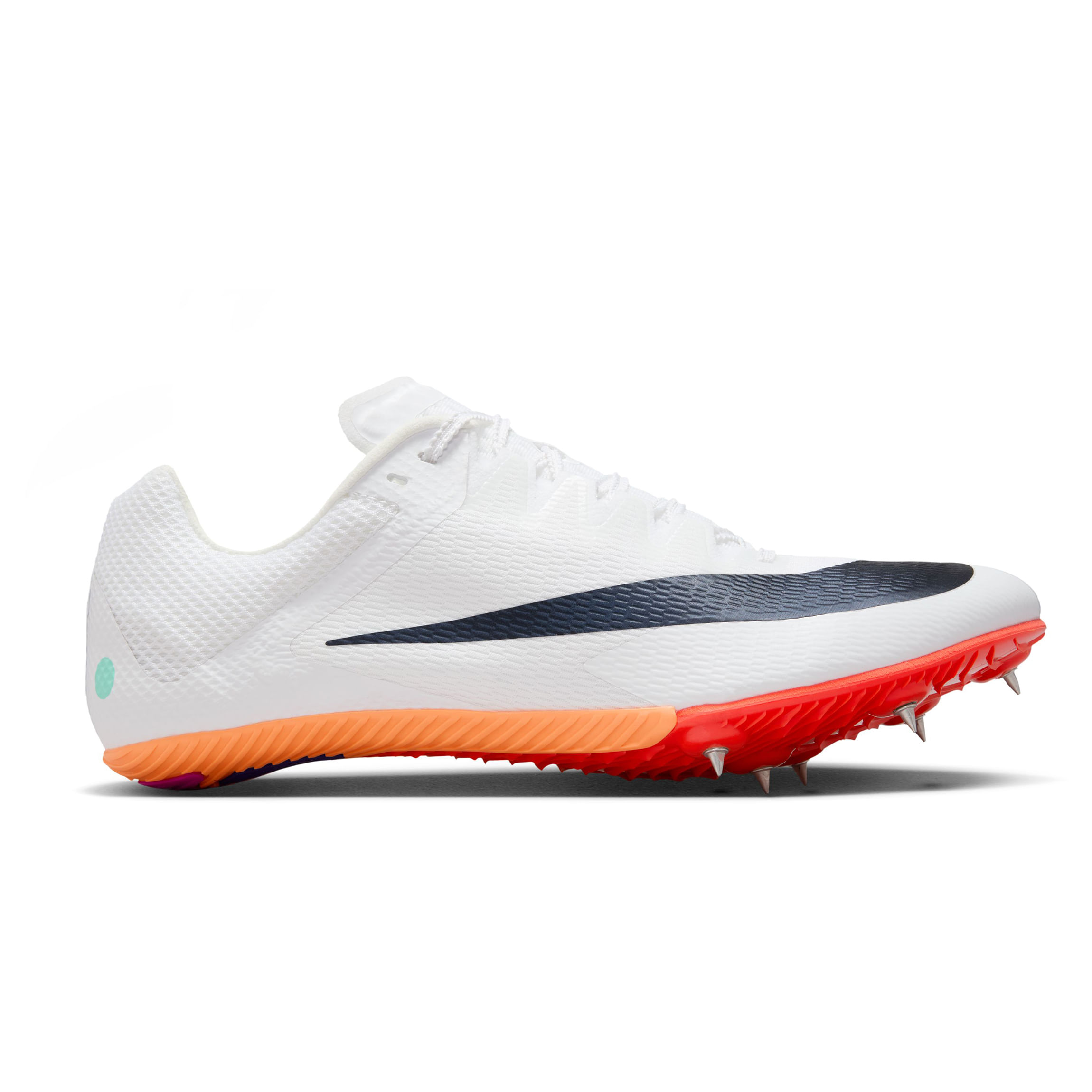 Nike-Zoom-Rival-Sprint-Track-Spike-White---Obsidian-Bright-Crimson-Hyper-Turq