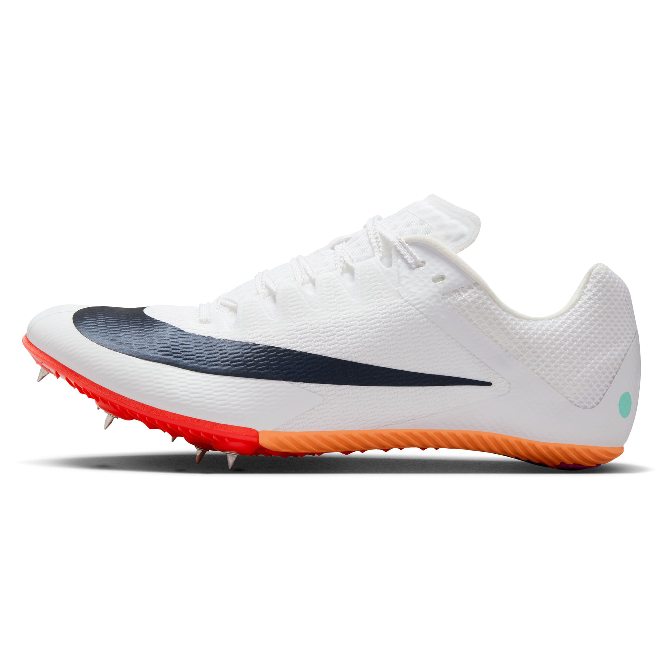 Nike-Zoom-Rival-Sprint-Track-Spike-White---Obsidian-Bright-Crimson-Hyper-Turq