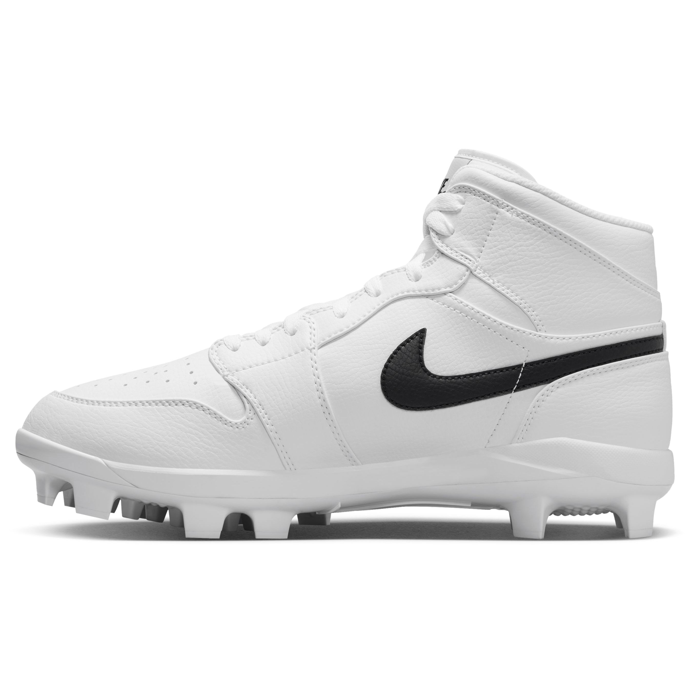 jordan 1 cleats all white