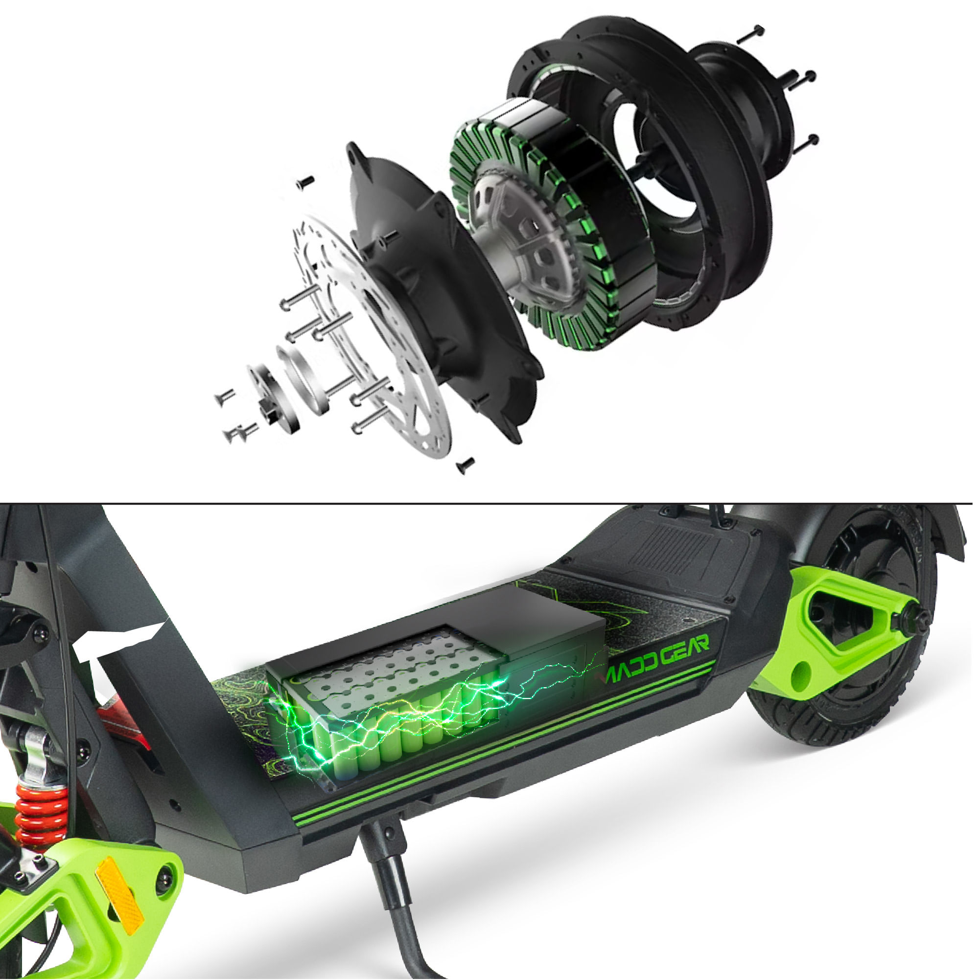 Madd-Gear-Terra-X-Scooter---Kids--Black---Green