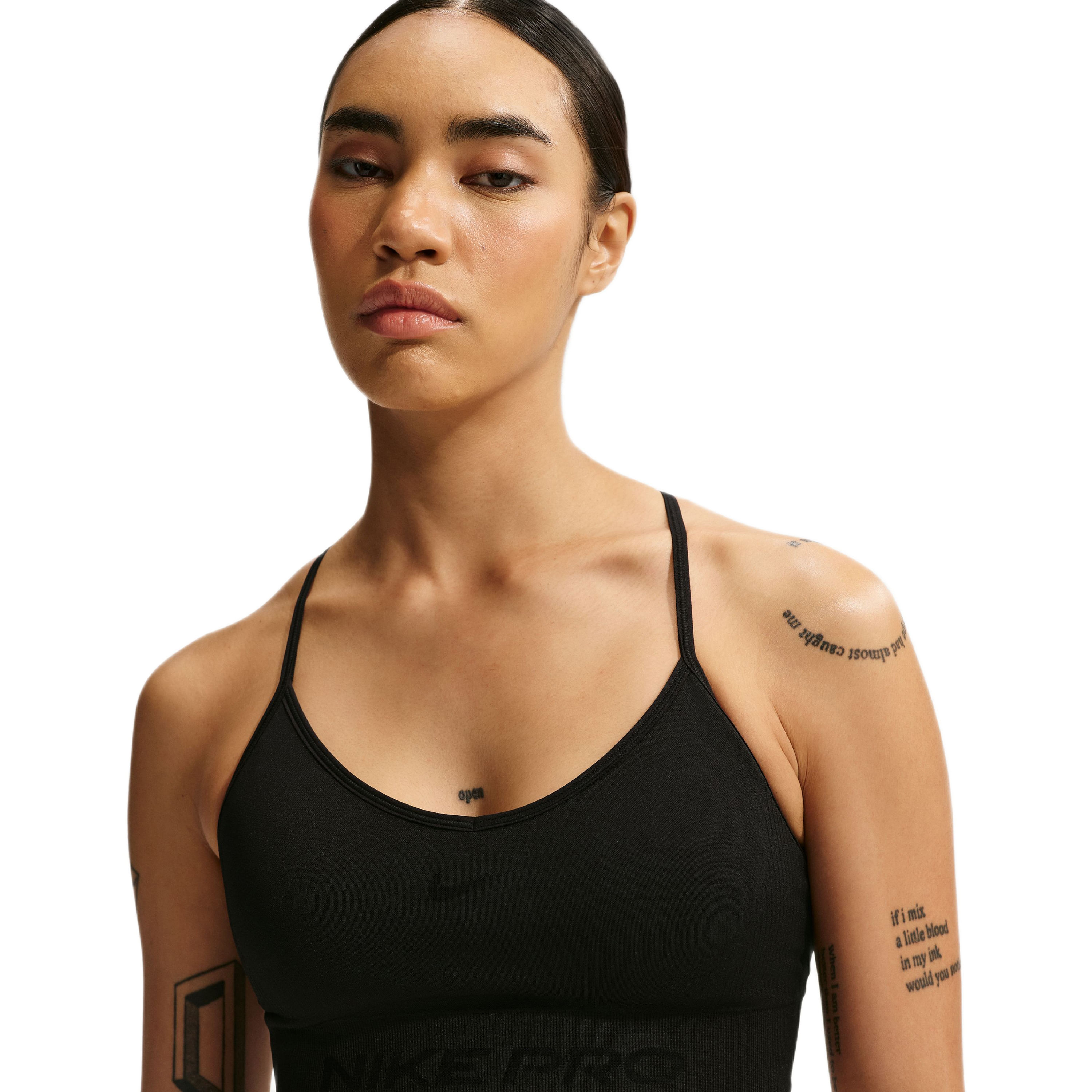 Nike Zenvy Medium-Support Padded Longline Sports Bra - Women's