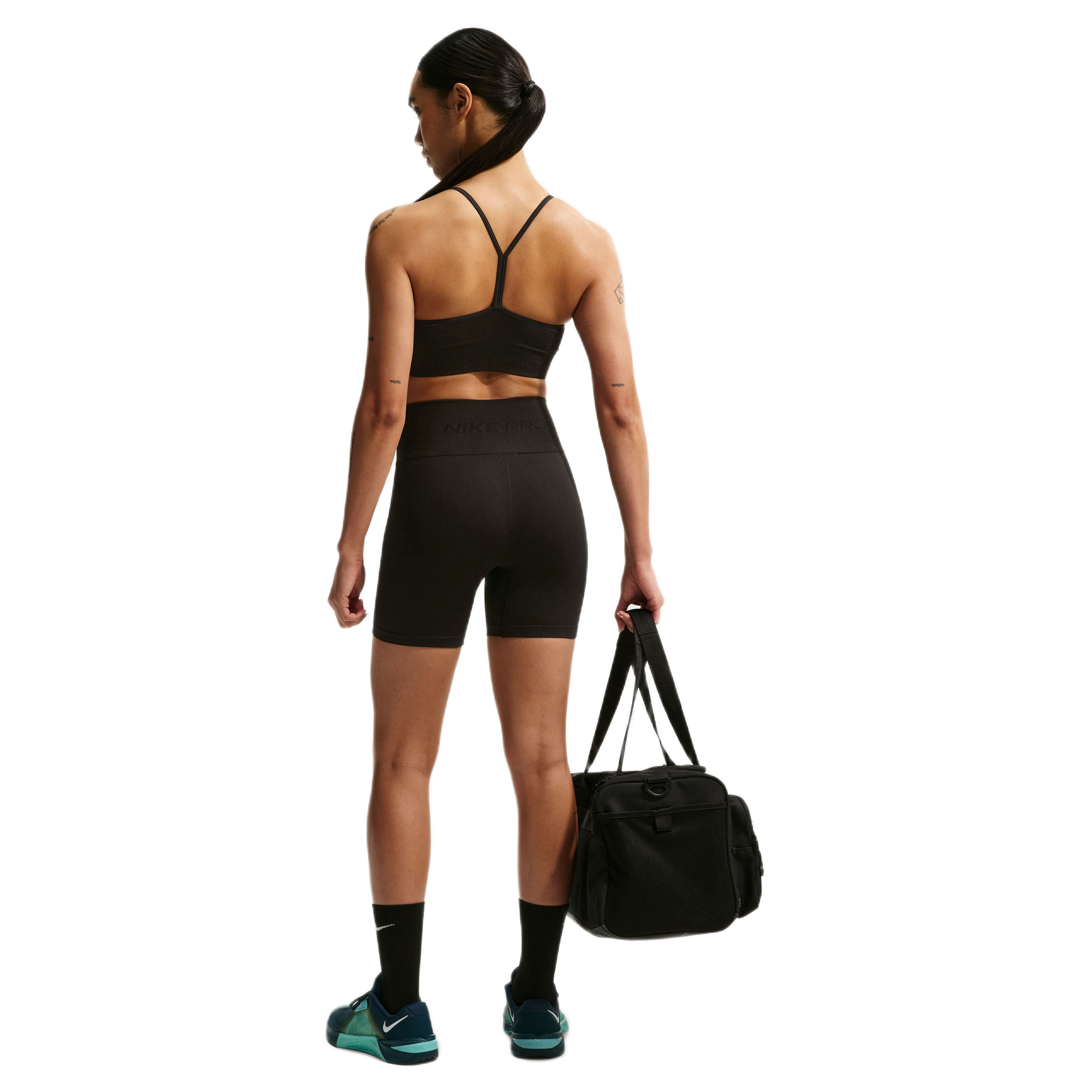 Nike-Pro-Dri-FIT-Seamless-High-Waisted-5--Biker-Short---Women-s-Black