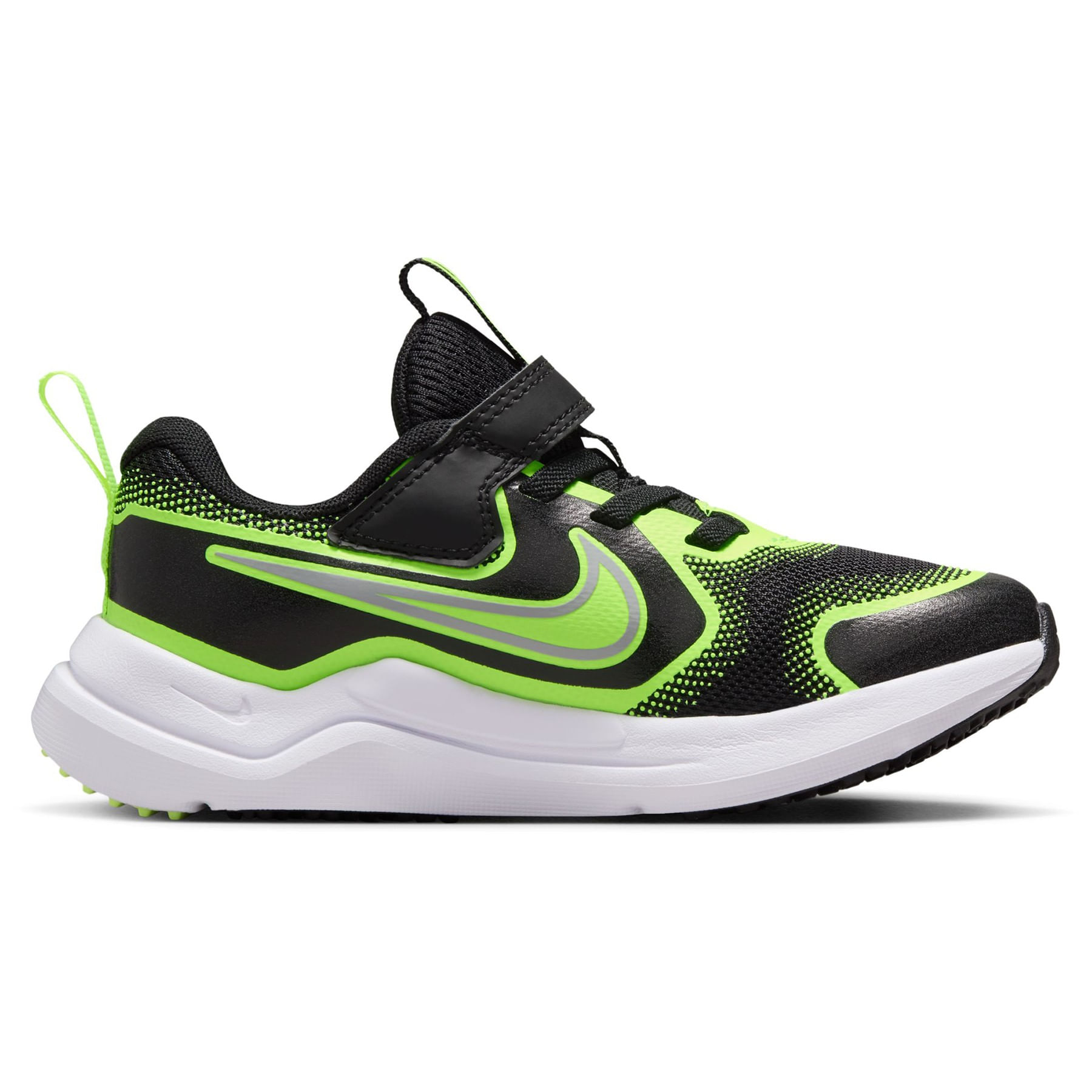 Nike-Cosmic-Runner-Shoe---Youth-Black---Wolf-Grey---Volt