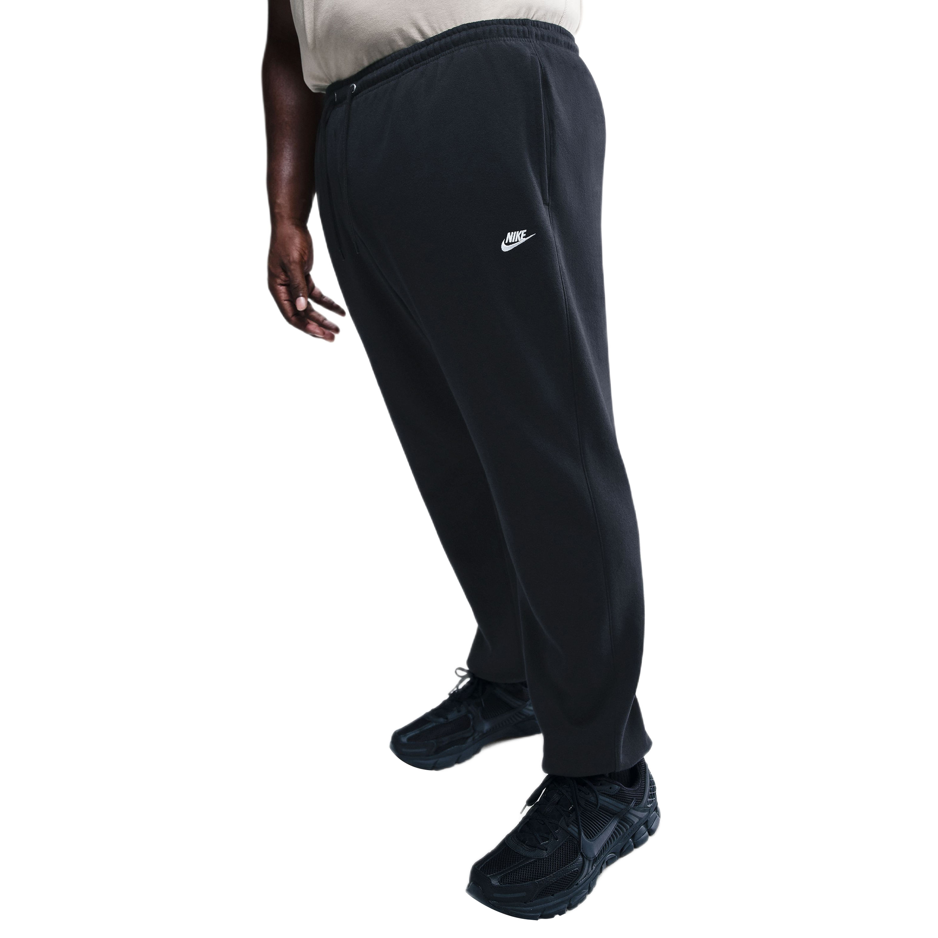 Nike-Club-Cuffed-Brushed-Fleece-Pant---Men-s-Black---Black---White