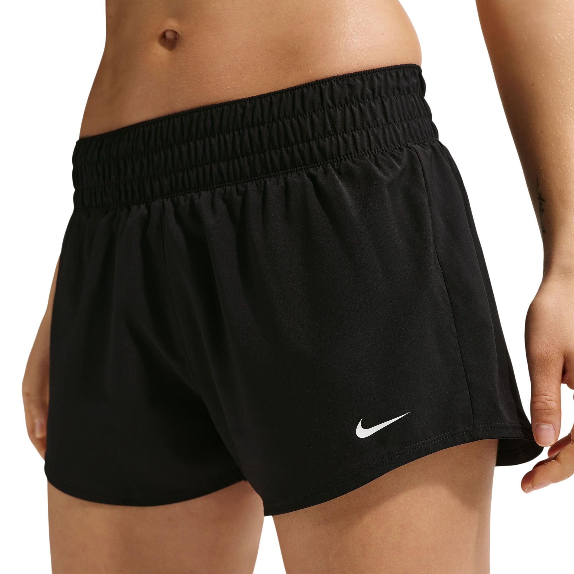 Nike-One-Dri-FIT-Mid-Rise-3--Brief-Lined-Shorts---Women-s-Black---White