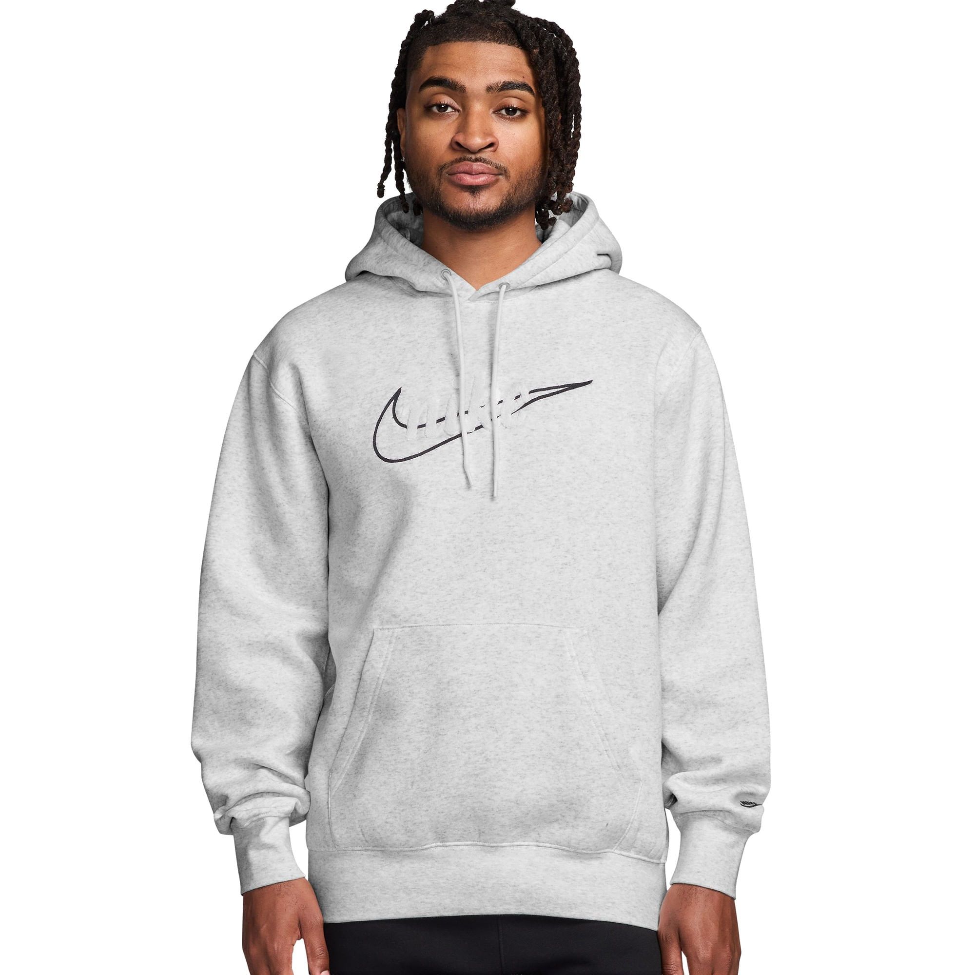 Nike-Sportswear-Club-Fleece-Hoodie---Men-s-Birch-Heather---White---Royal-Pulse