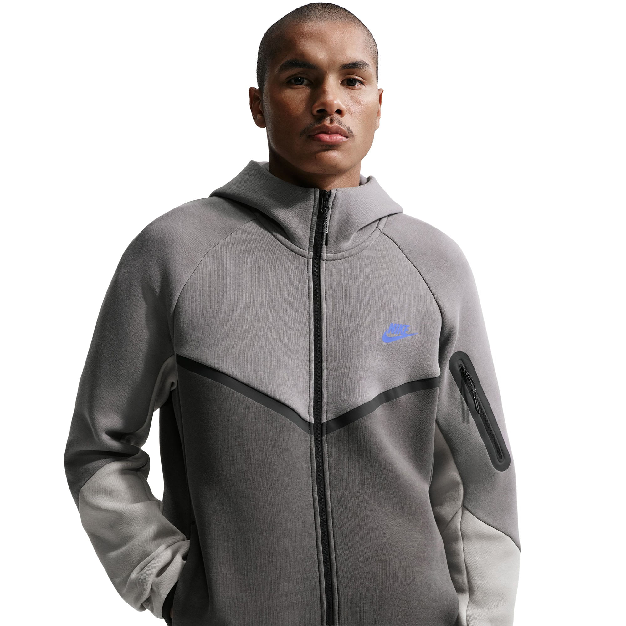 Nike-Tech-Fleece-Full-Zip-Windrunner-Hoodie---Men-s-Pencil-Point---Medium-Ash---Sapphire