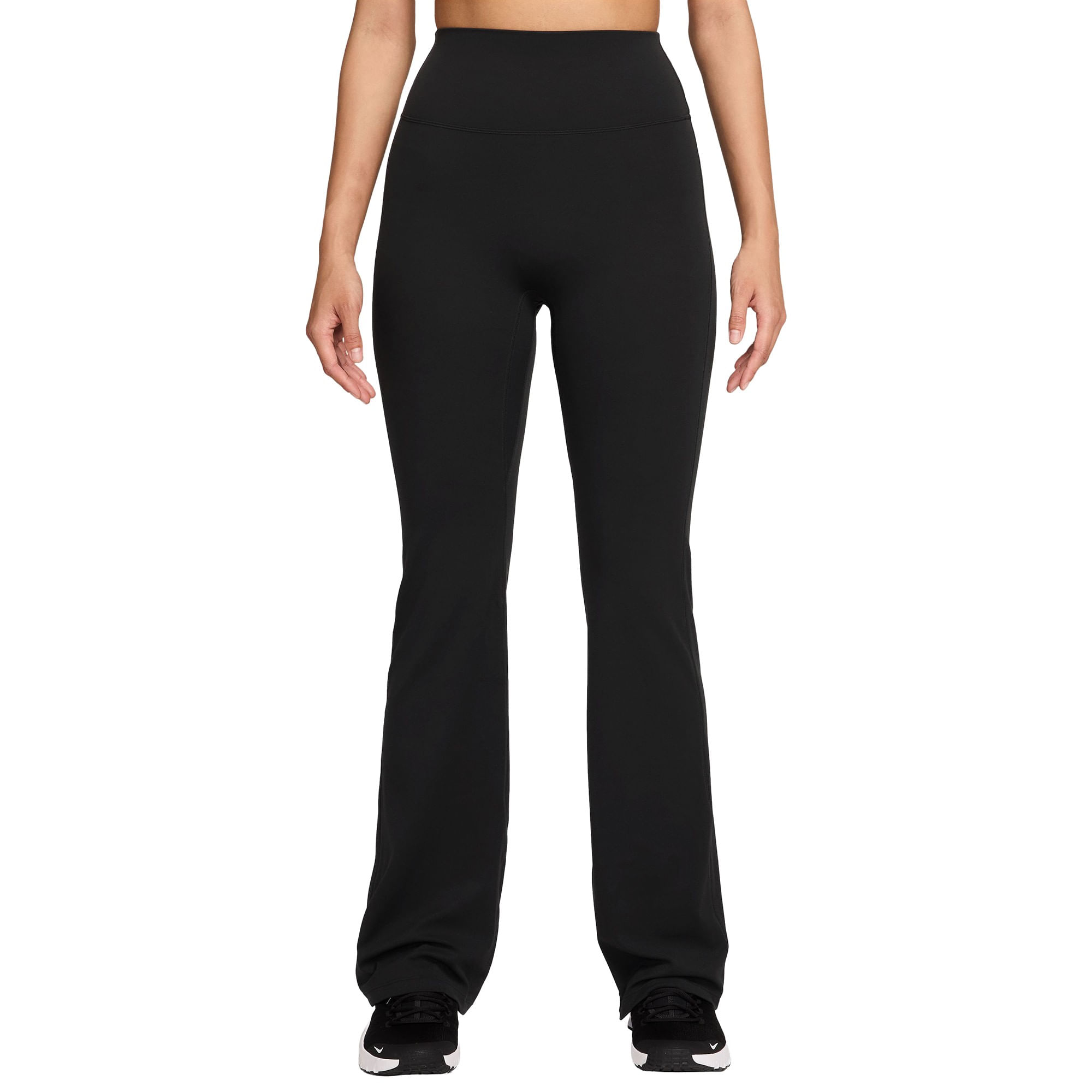 Nike-Zenvy-High-Waisted-Flared-Leggings---Women-s-Black---Cool-Grey