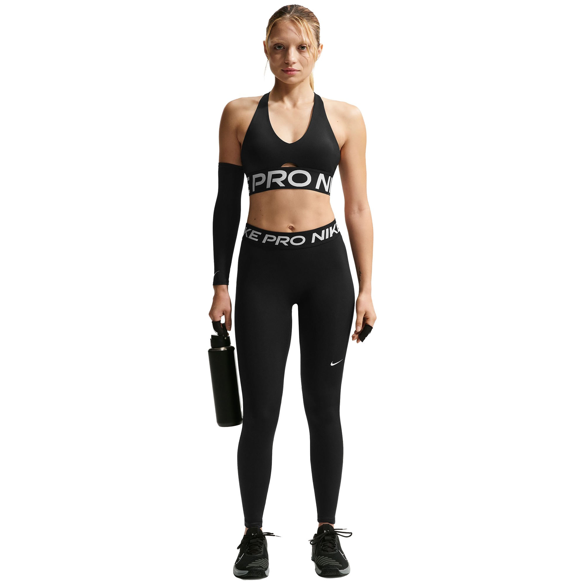Nike-Pro-Dri-FIT-365-Mid-Rise-Full-Length-Legging---Women-s-Black---White
