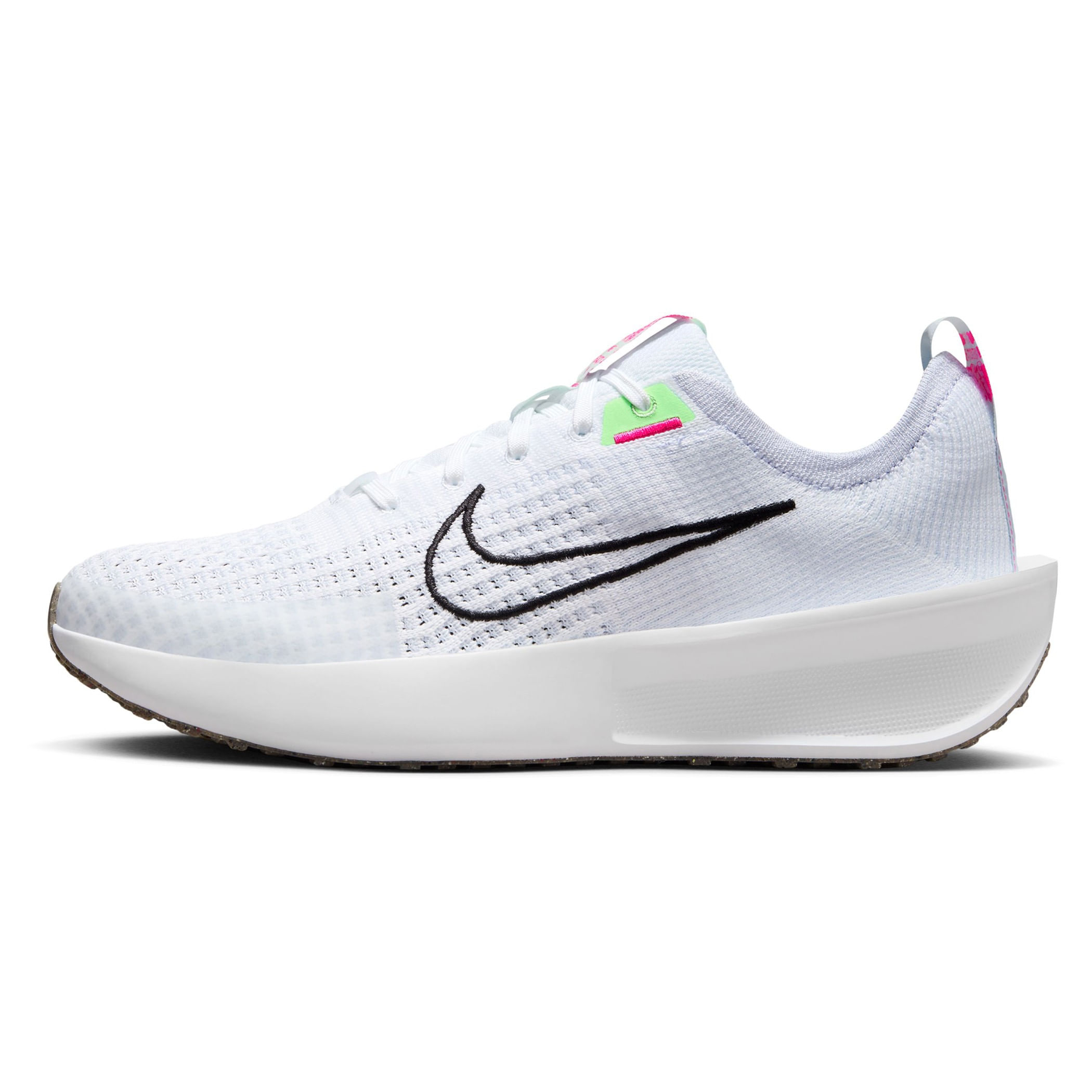 Nike-Interact-Run-Road-Running-Shoe---Women-s-White---Black---Football-Grey---Vapor-Green
