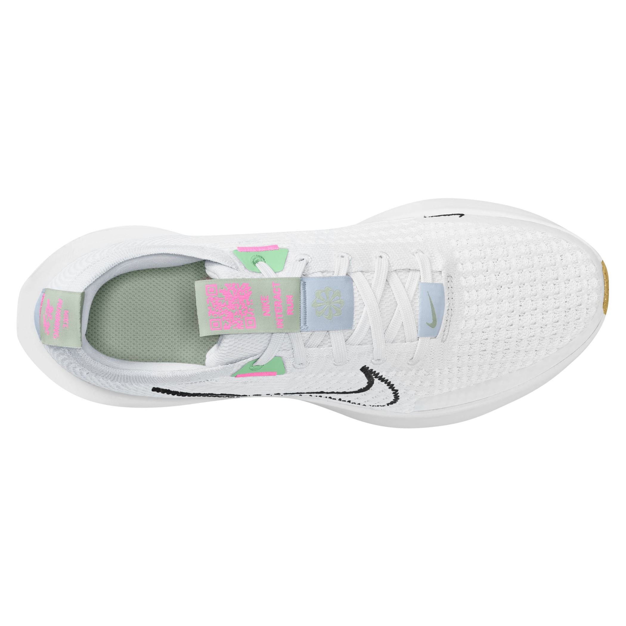 Nike-Interact-Run-Road-Running-Shoe---Women-s-White---Black---Football-Grey---Vapor-Green