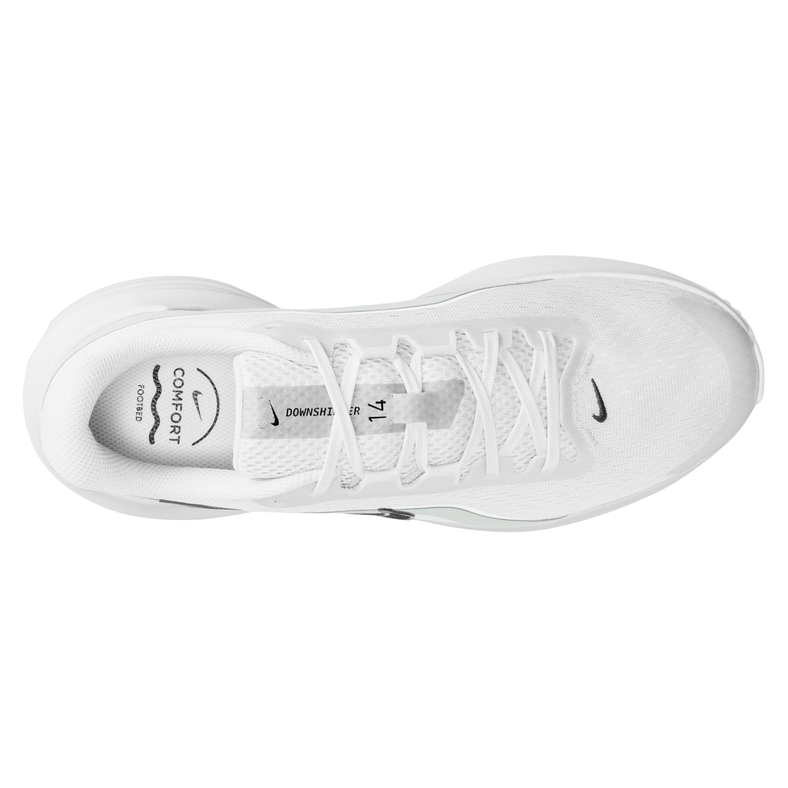 Nike Downshifter 14 Road Running Shoe - Men's - White / Black / Platinum Tint / Anthracite 12 Regular