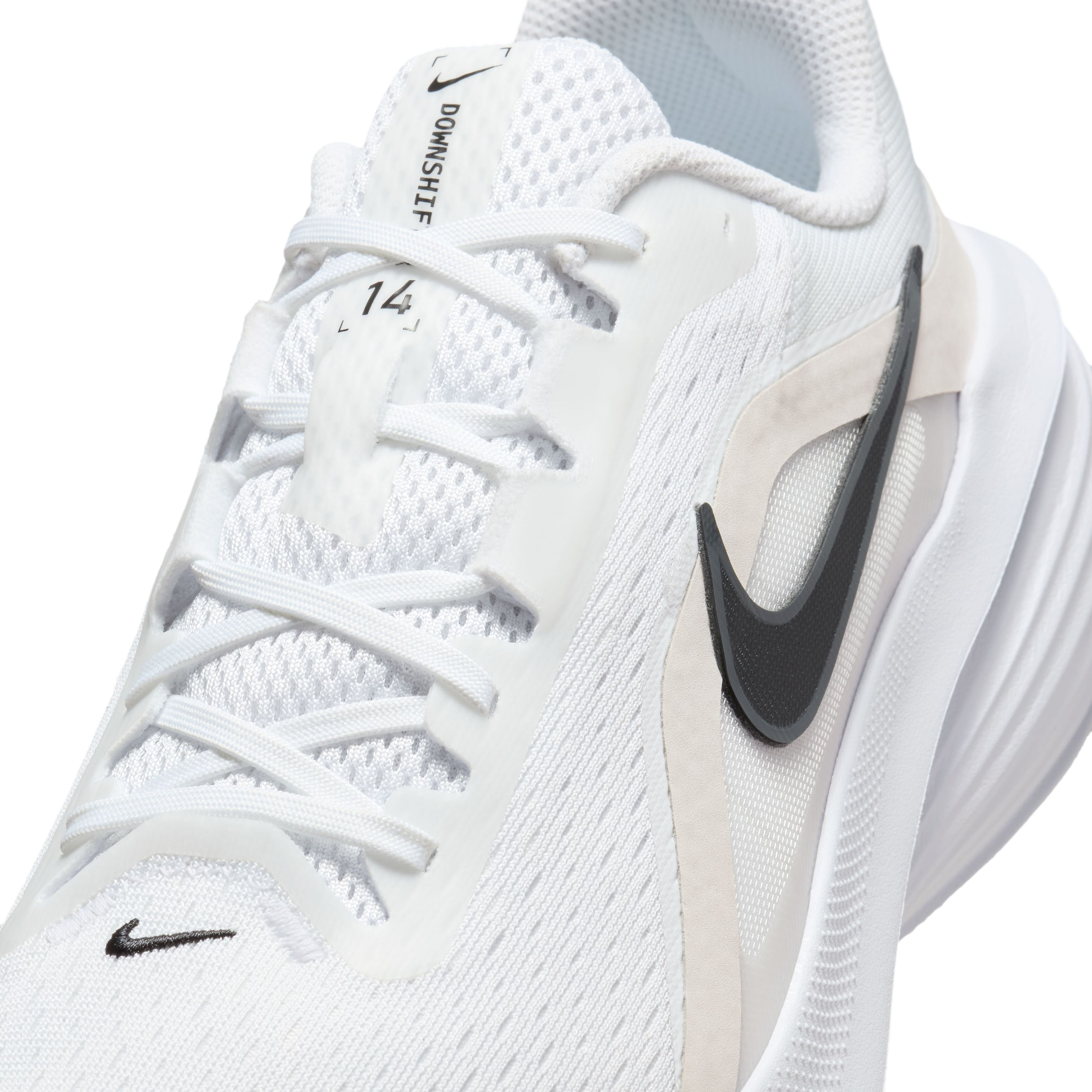 Nike Downshifter 14 Road Running Shoe - Men's - White / Black / Platinum Tint / Anthracite 12 Regular
