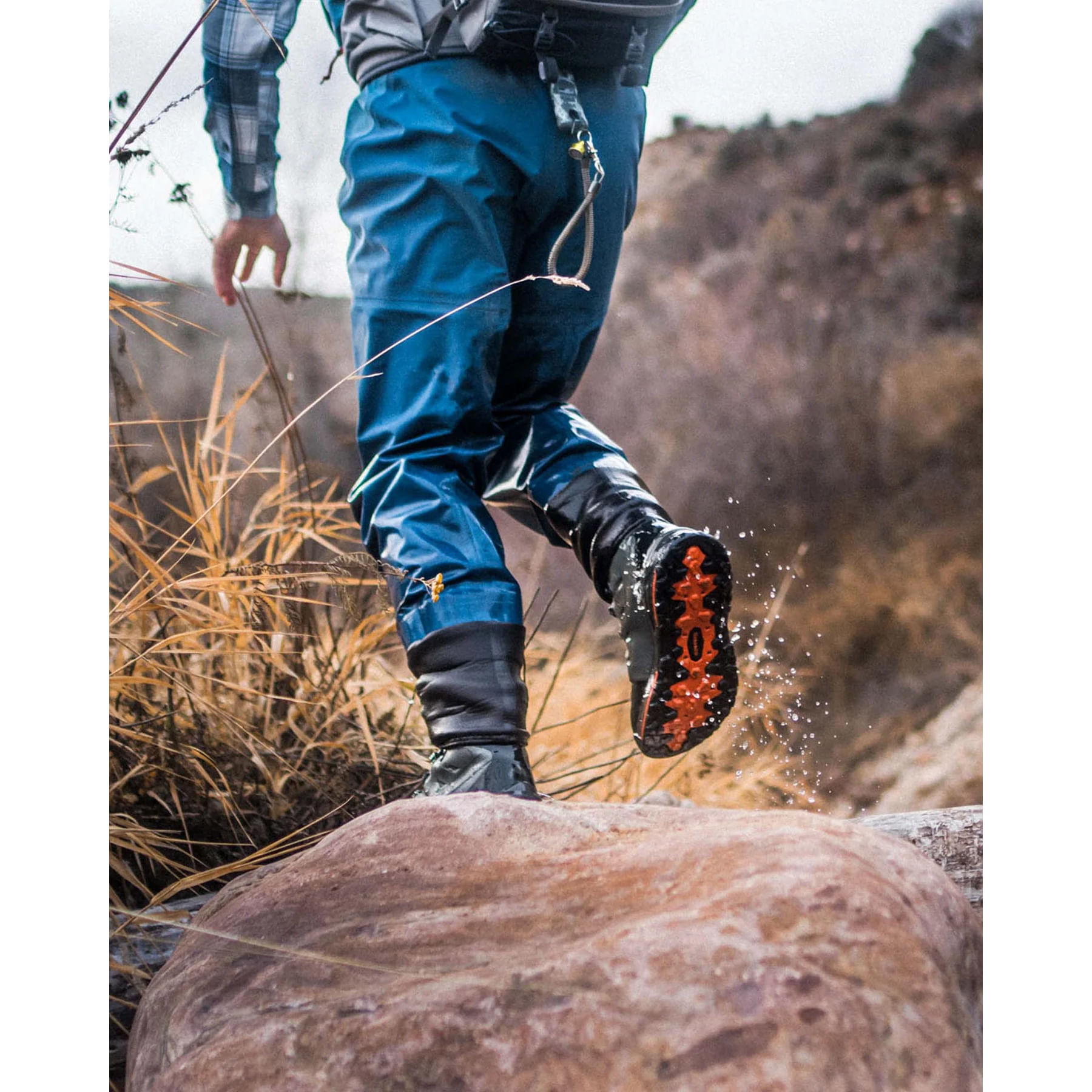 Simms-Freestone-Rubber-Sole-Wading-Boot---Men-s-Gunmetal