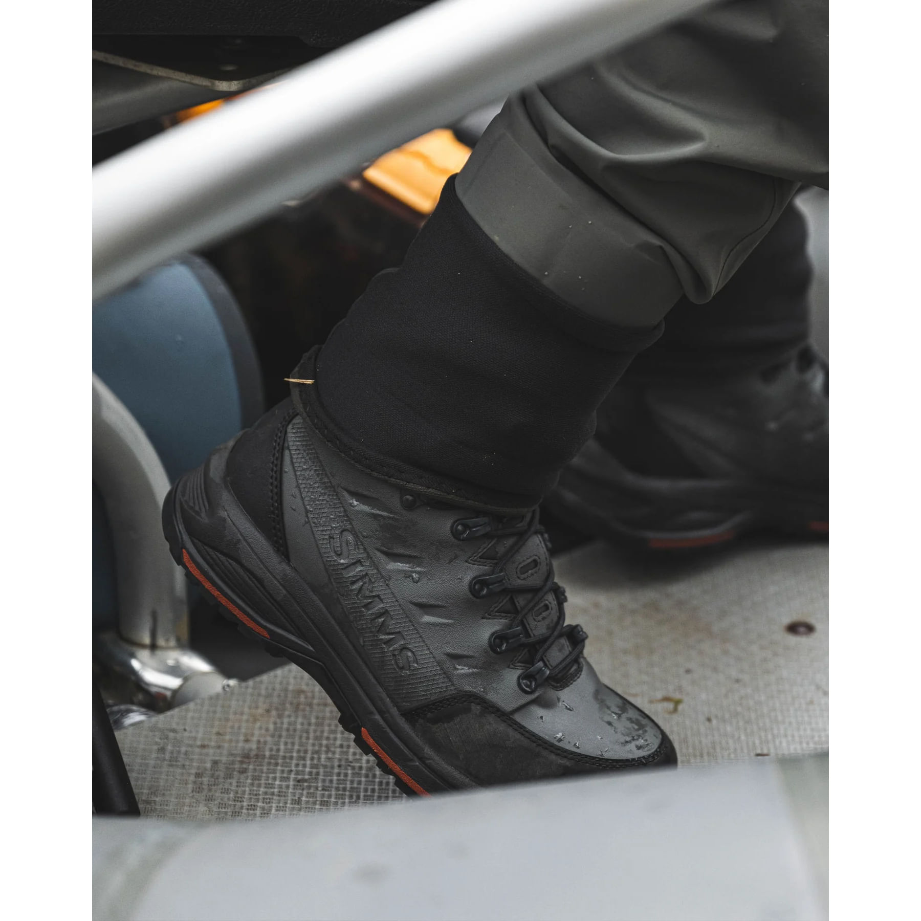 Simms-Freestone-Rubber-Sole-Wading-Boot---Men-s-Gunmetal