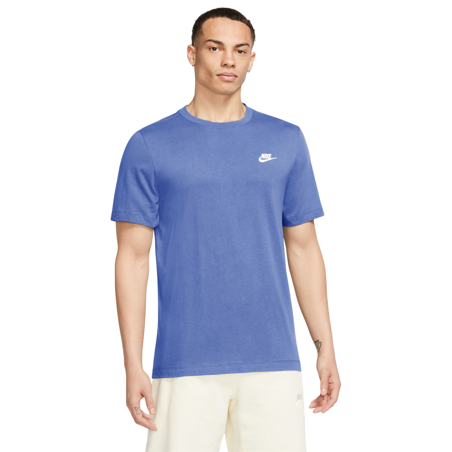 Nike-Sportswear-Club-T-Shirt---Men-s-Royal-Pulse