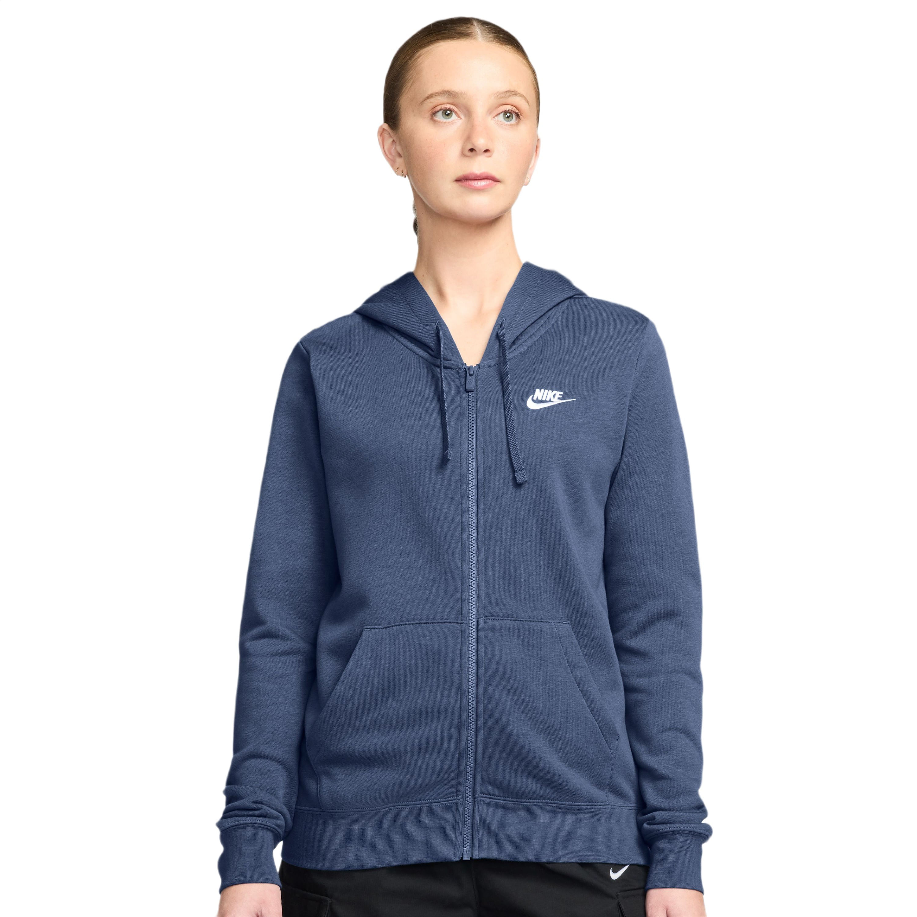 navy blue nike hoodie womens