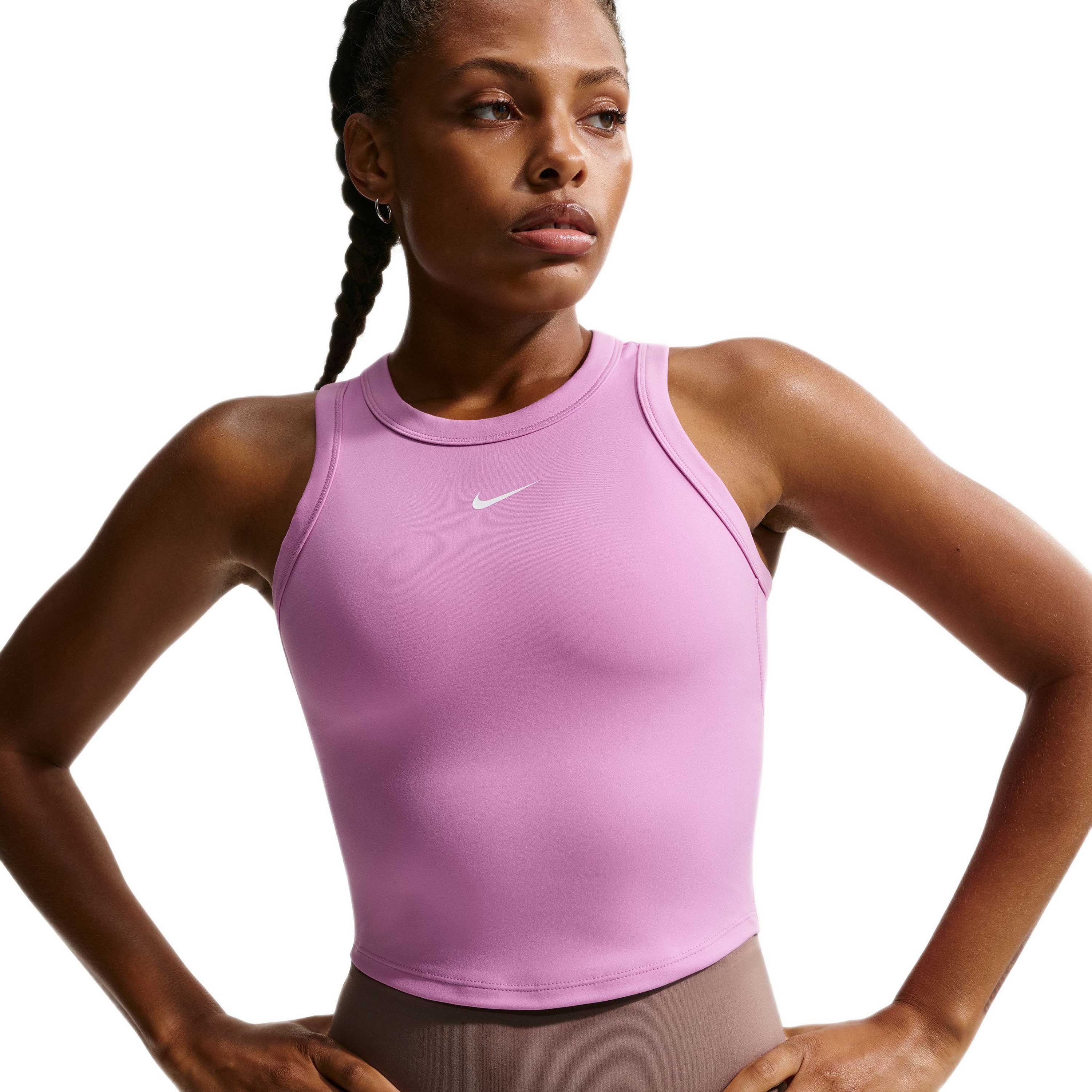 Nike-One-Fitted-Dri-FIT-Cropped-Tank-Top---Women-s-Light-Magenta---White