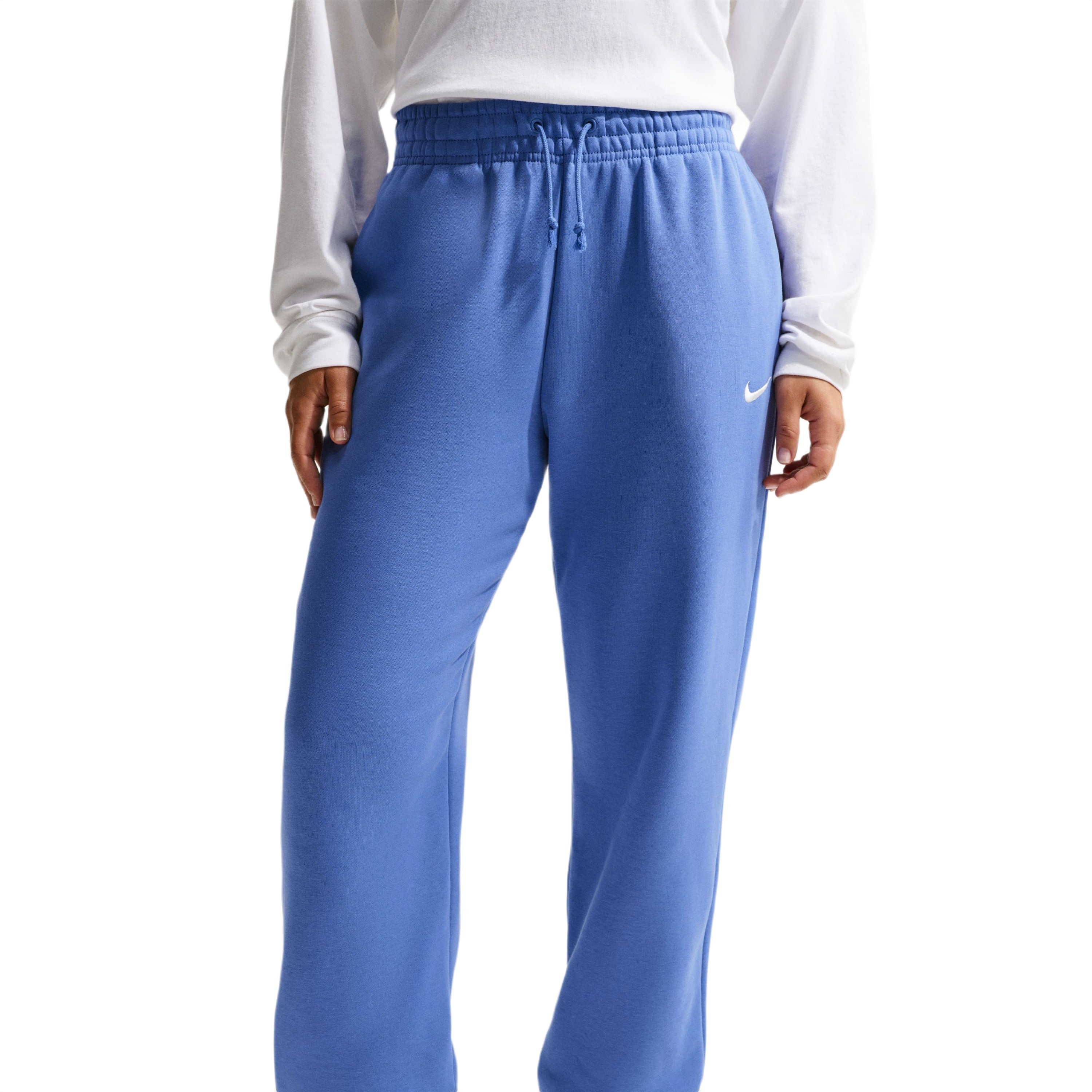 Nike-Sportswear-Phoenix-Fleece-High-Waisted-Oversized-Sweatpant---Women-s-Light-Medium-Blue---Sail