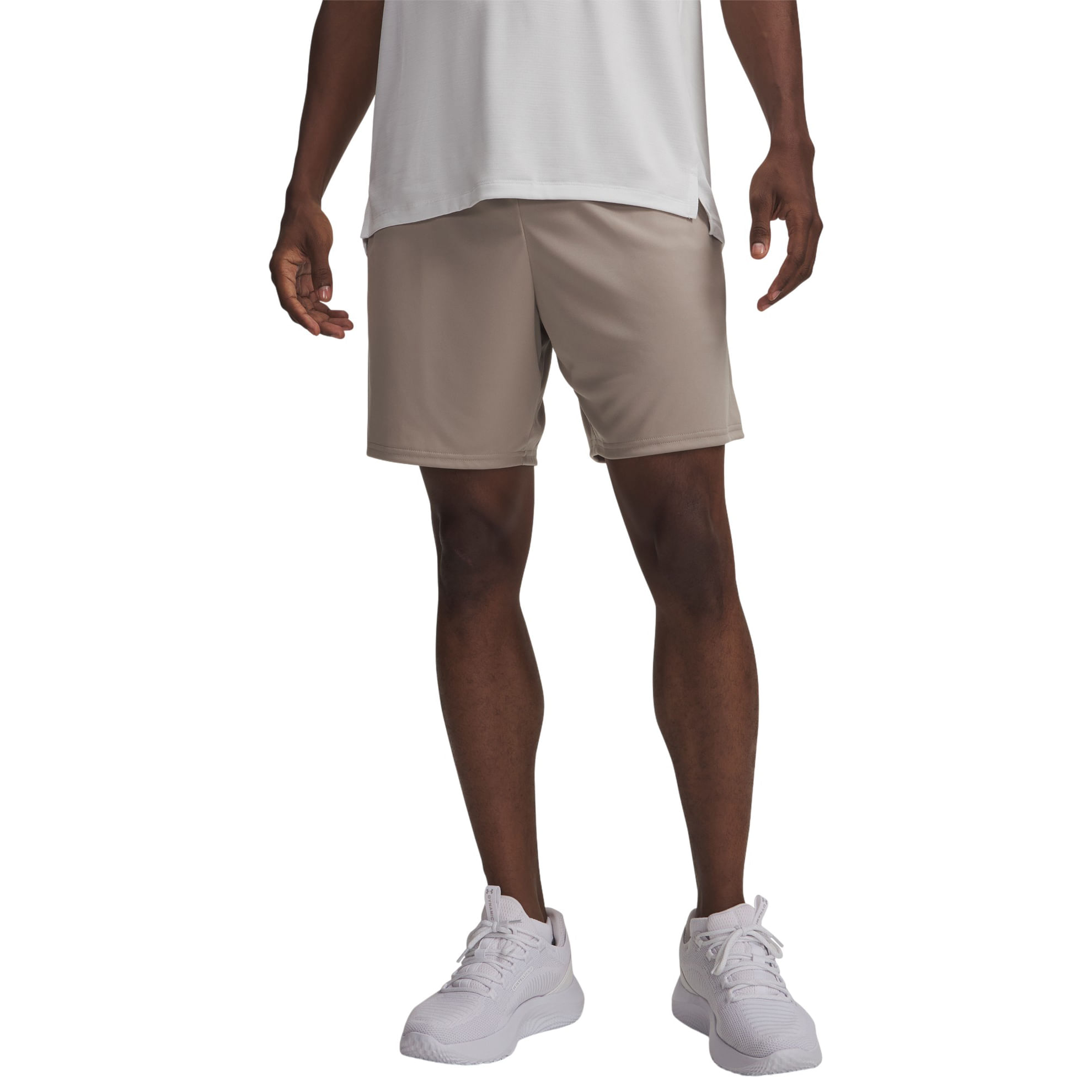 Under-Armour-UA-Tech-7--Short---Men-s-Timberwolf-Taupe---White